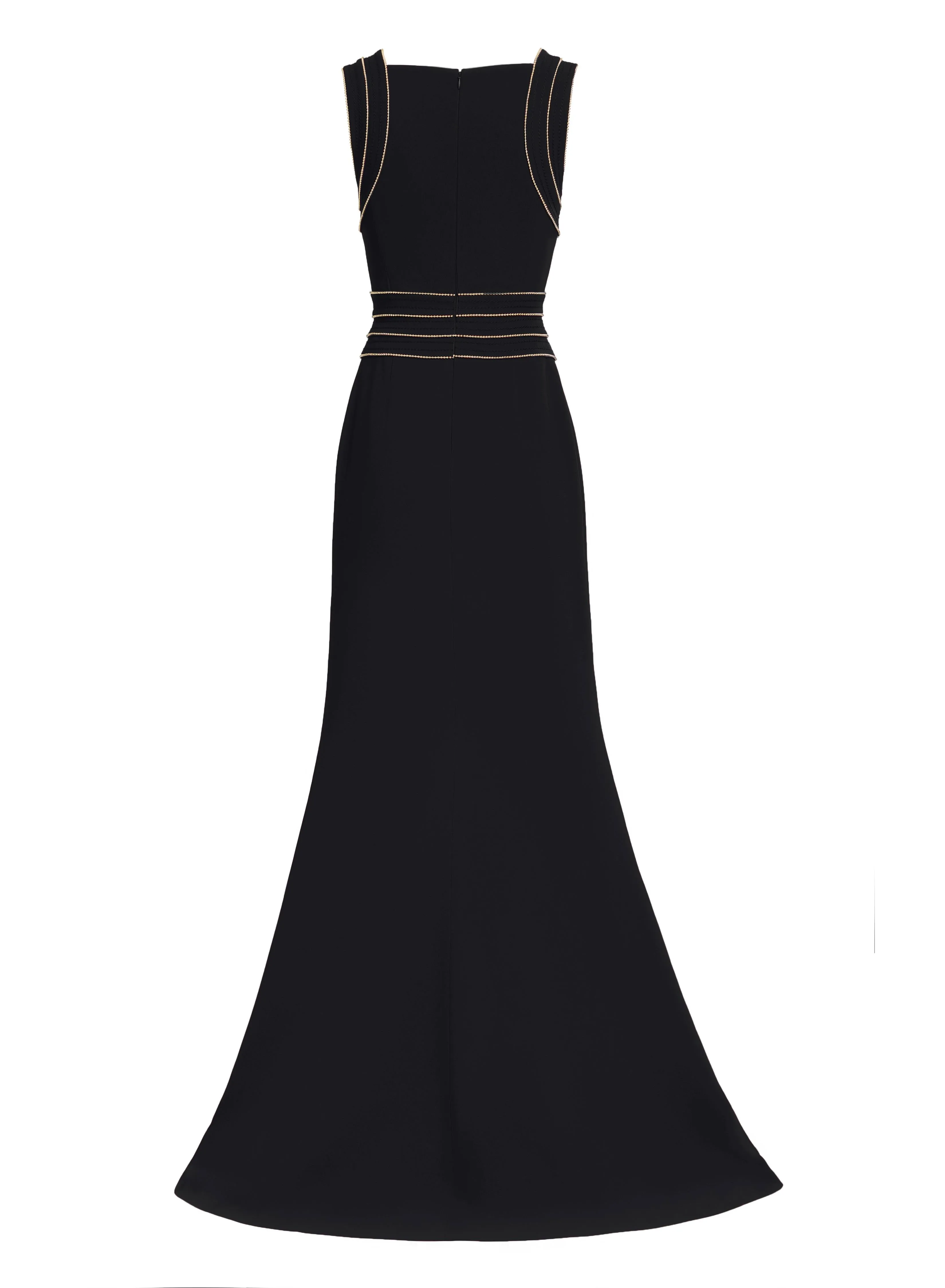 Trim Embellished Cady Dress sold by Elie Saab product image thumbnail 5