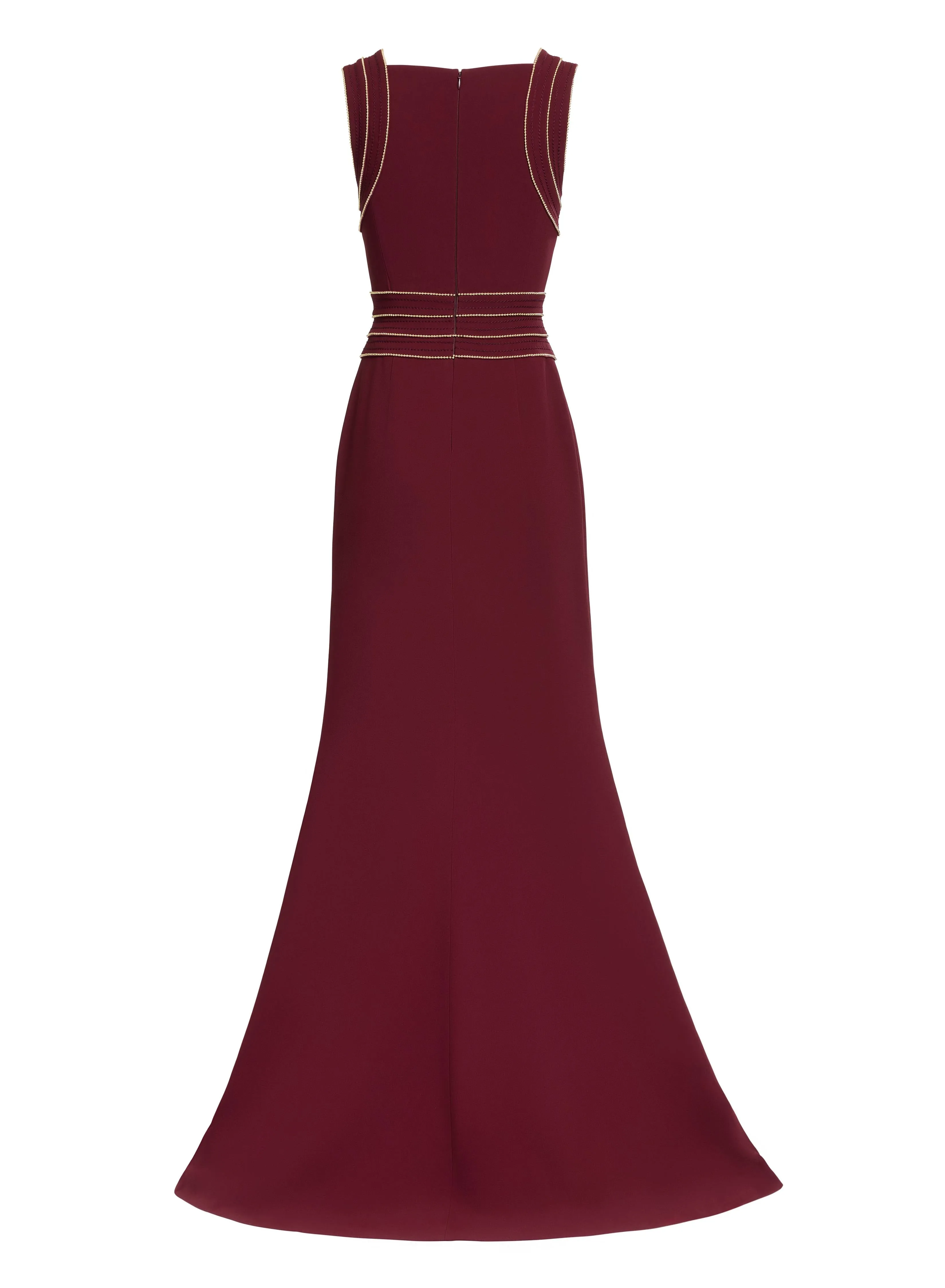 Trim Embellished Cady Dress sold by Elie Saab product image thumbnail 5