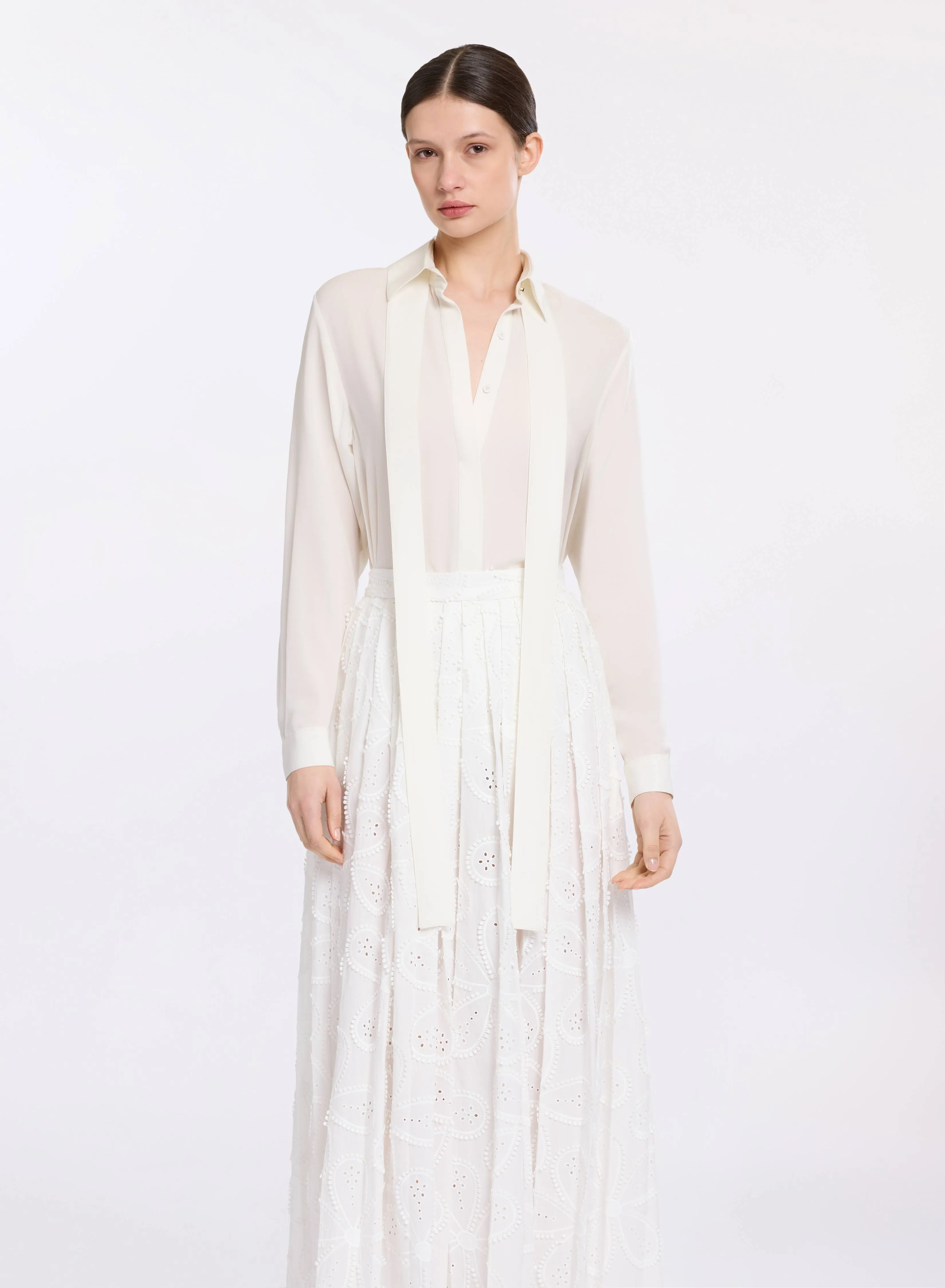 Silk Shirt with Bow sold by Elie Saab