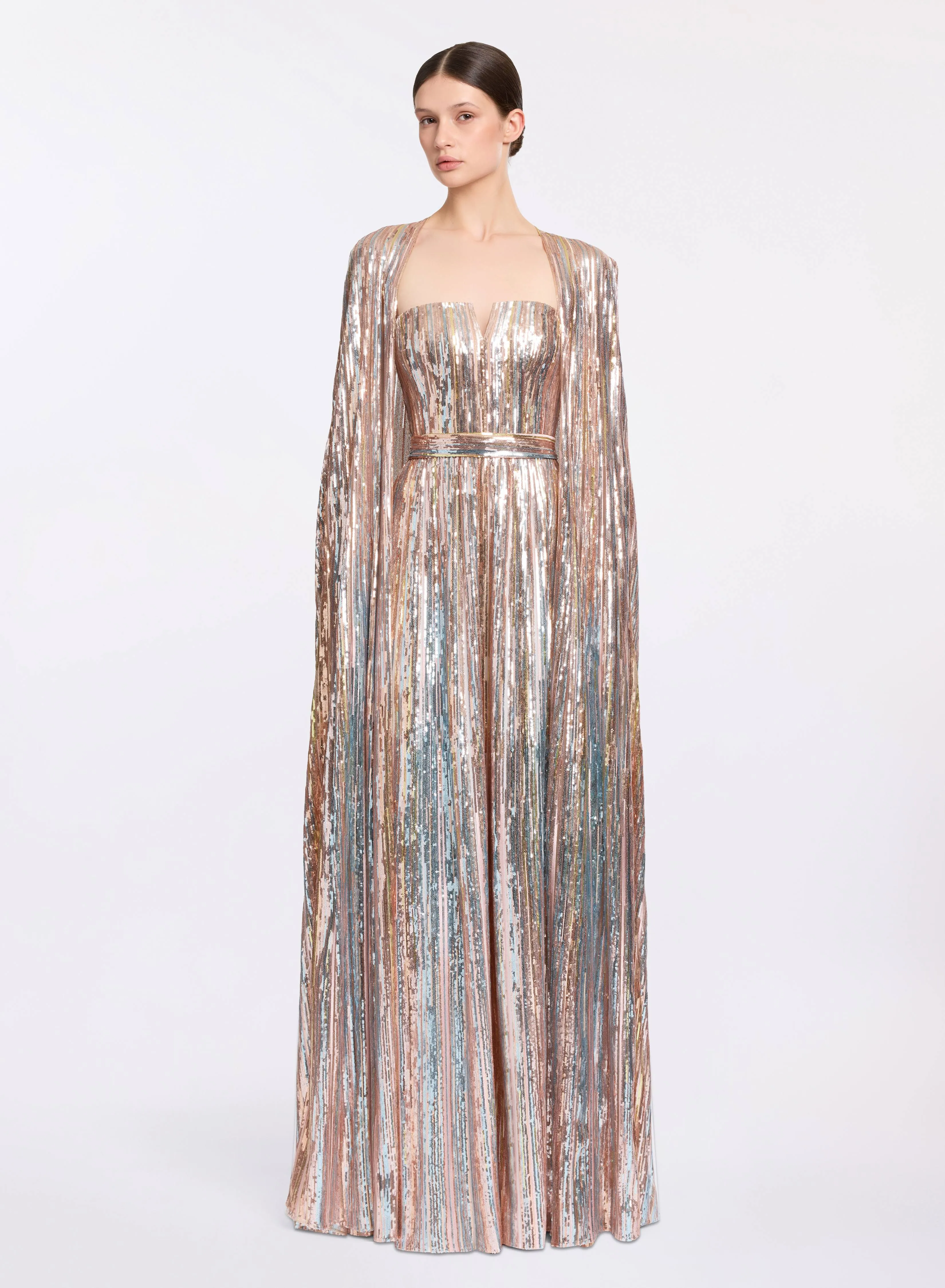 Multicolor Sequin Embroidered Dress sold by Elie Saab