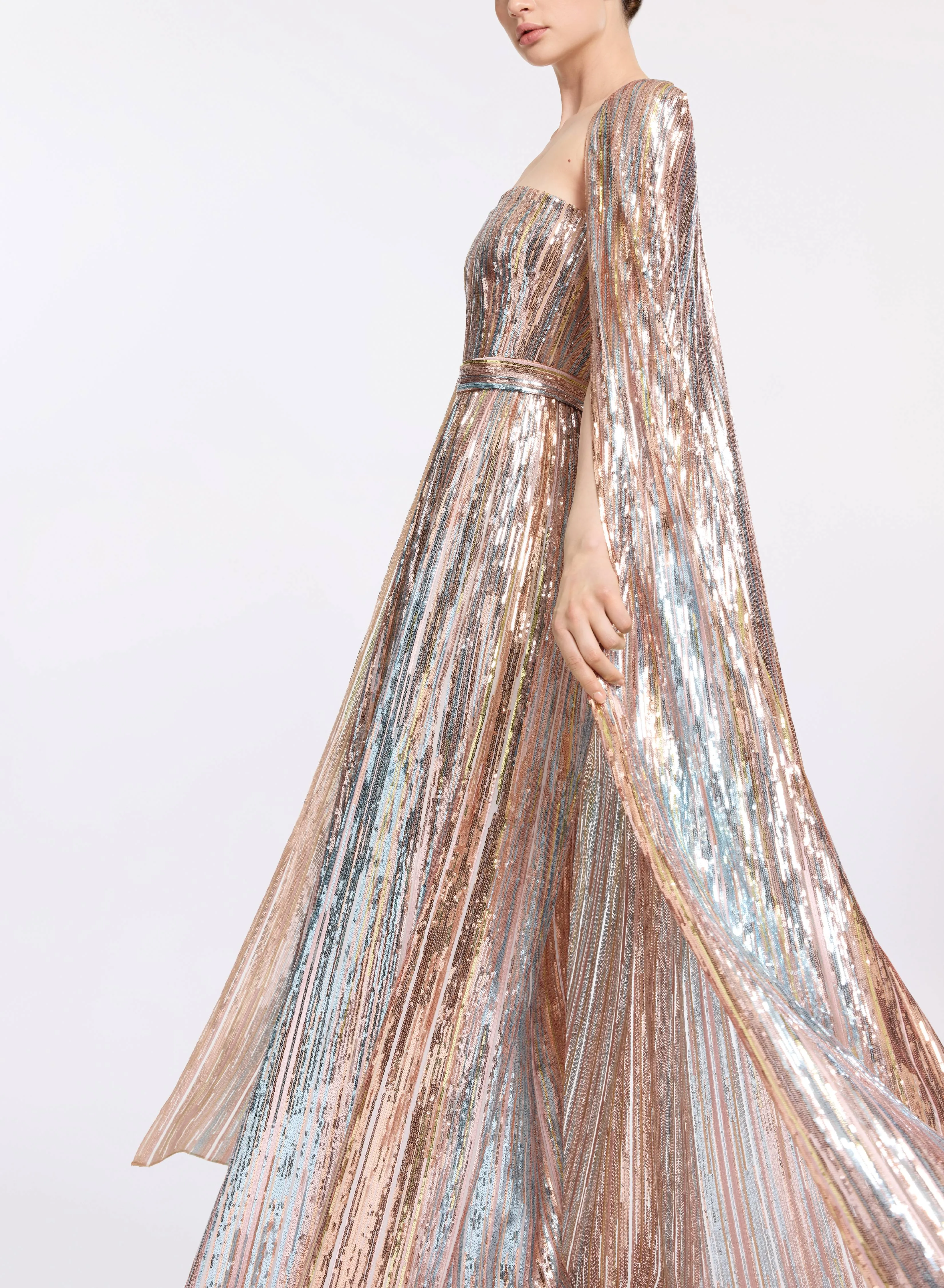 Multicolor Sequin Embroidered Dress sold by Elie Saab product image thumbnail 3