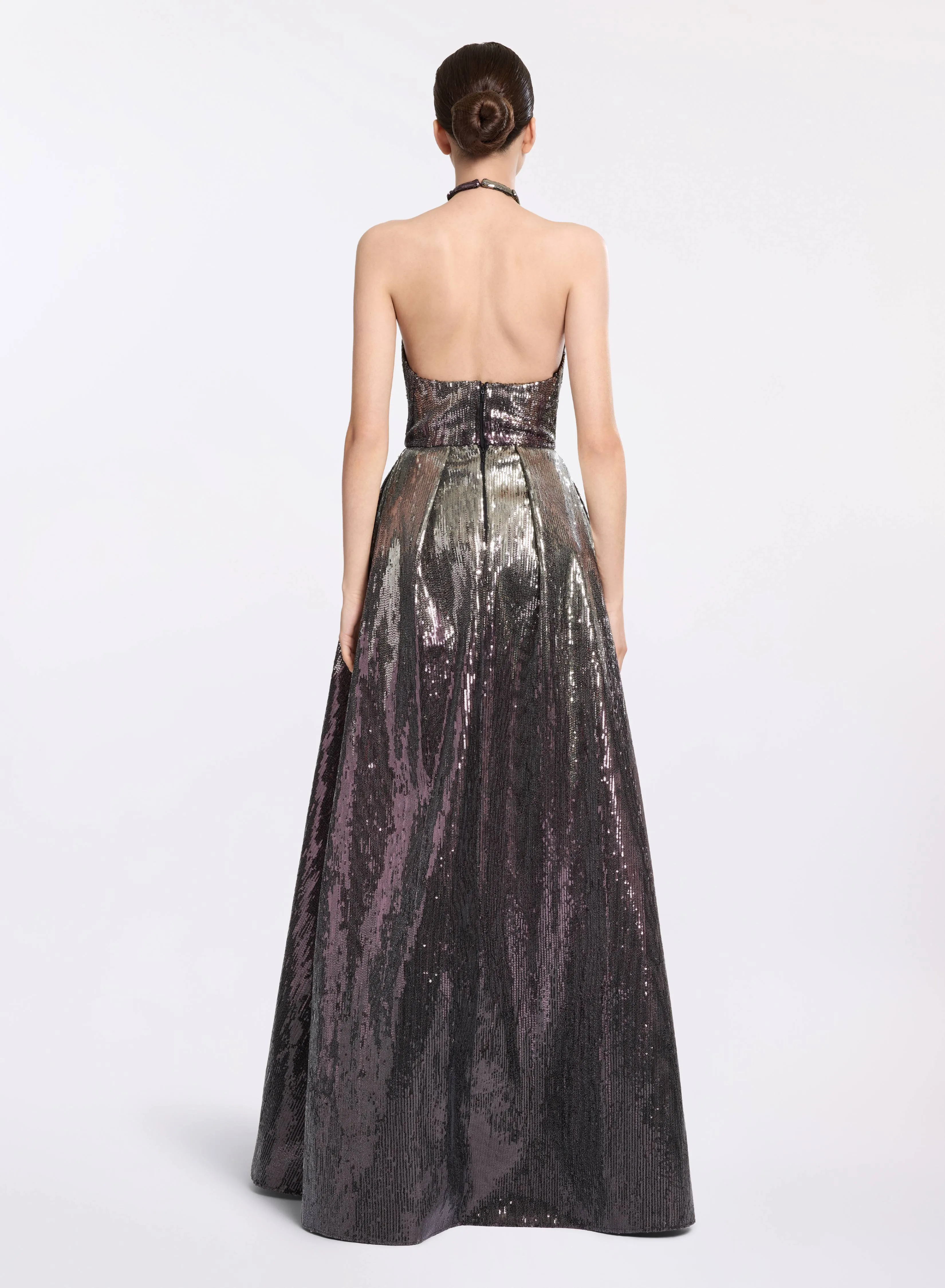Halter Gradient Sequin Gown sold by Elie Saab product image thumbnail 2