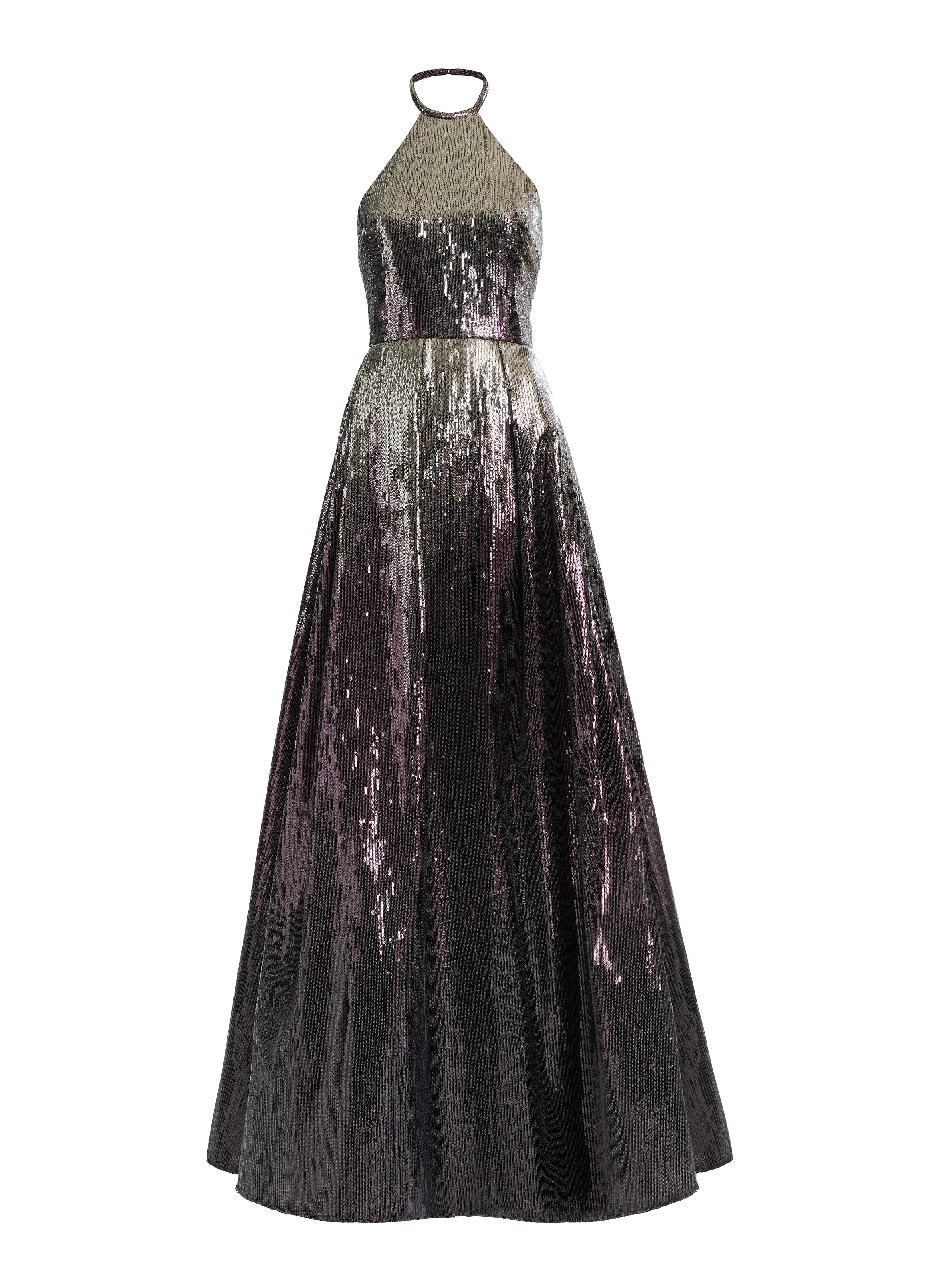Halter Gradient Sequin Gown sold by Elie Saab product image thumbnail 4