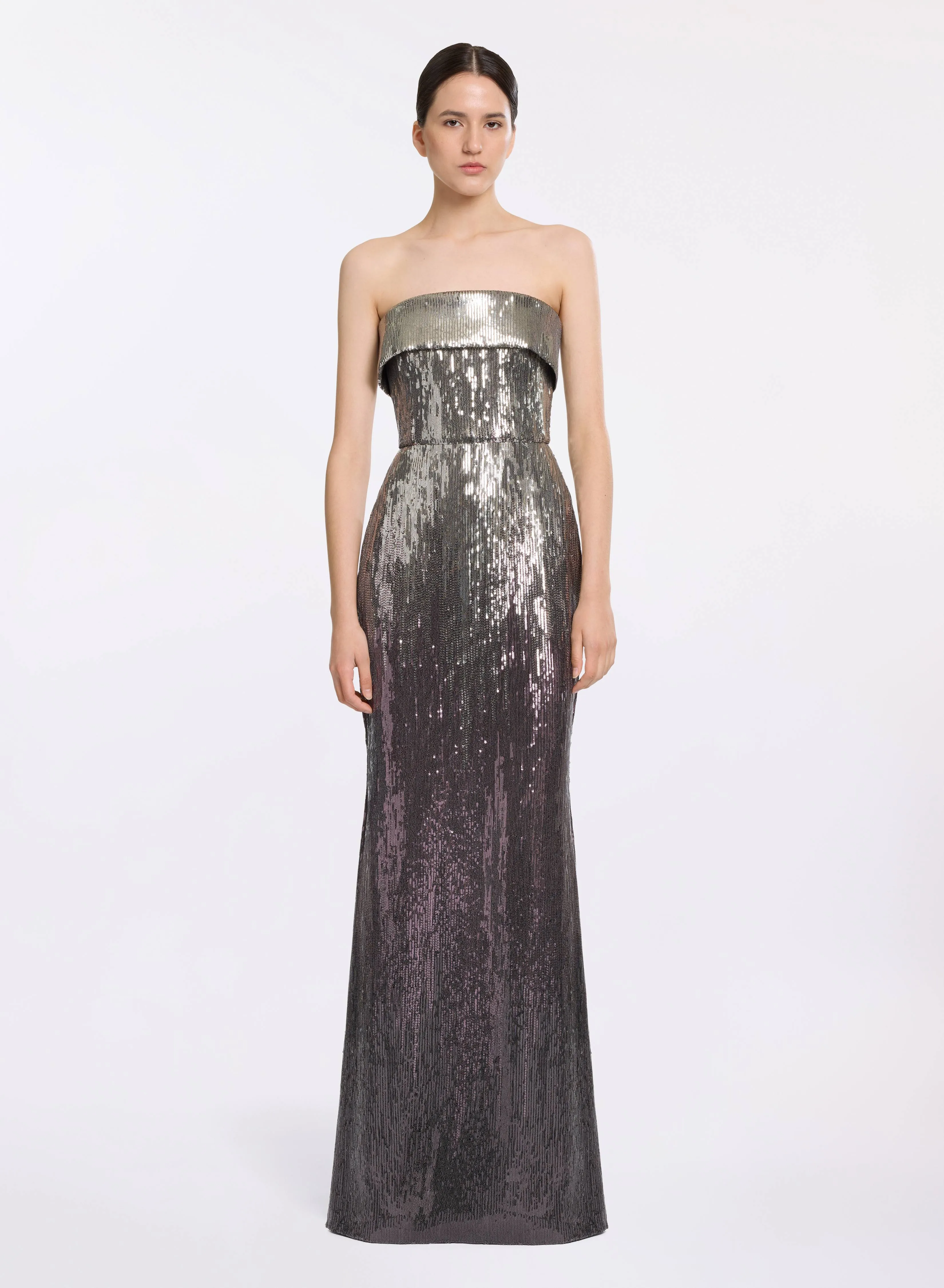 Strapless Gradient Sequin Gown sold by Elie Saab