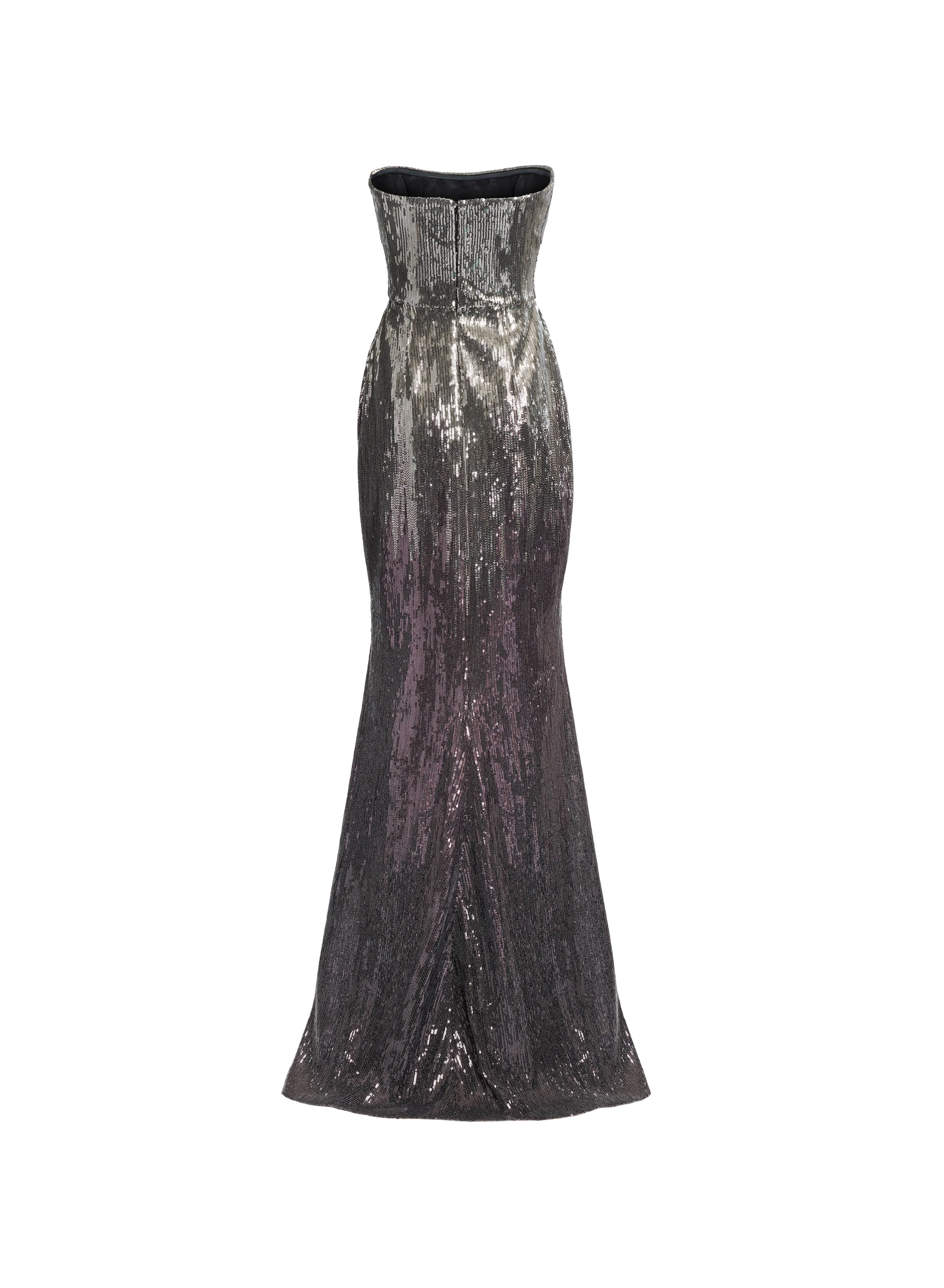 Strapless Gradient Sequin Gown sold by Elie Saab product image thumbnail 5