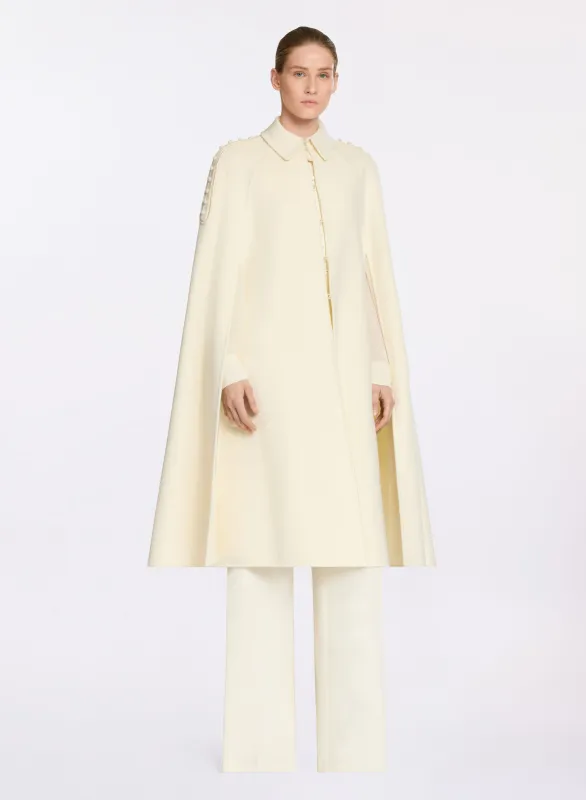 Embellished Wool Cape sold by Elie Saab