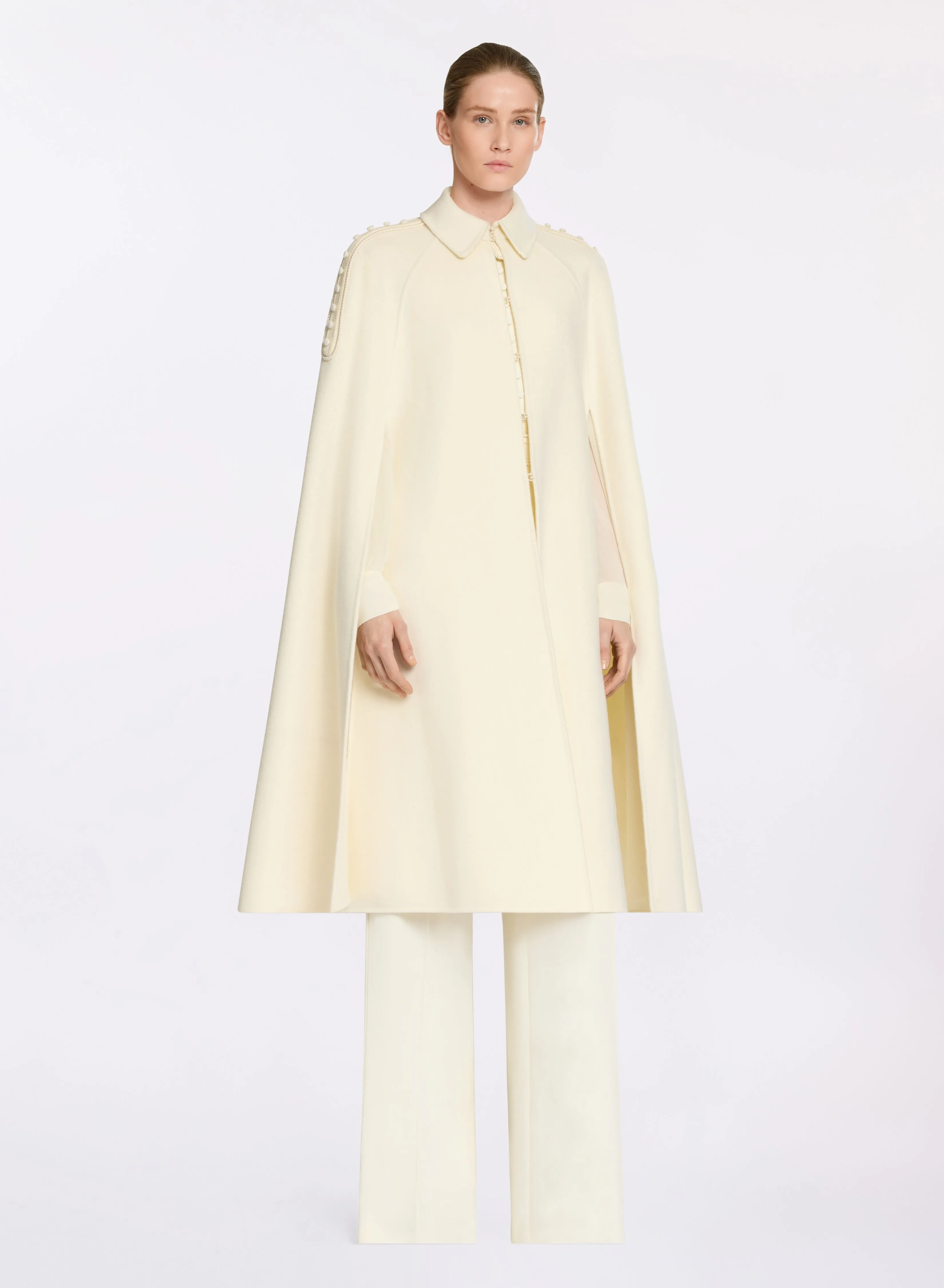 Embellished Wool Cape sold by Elie Saab