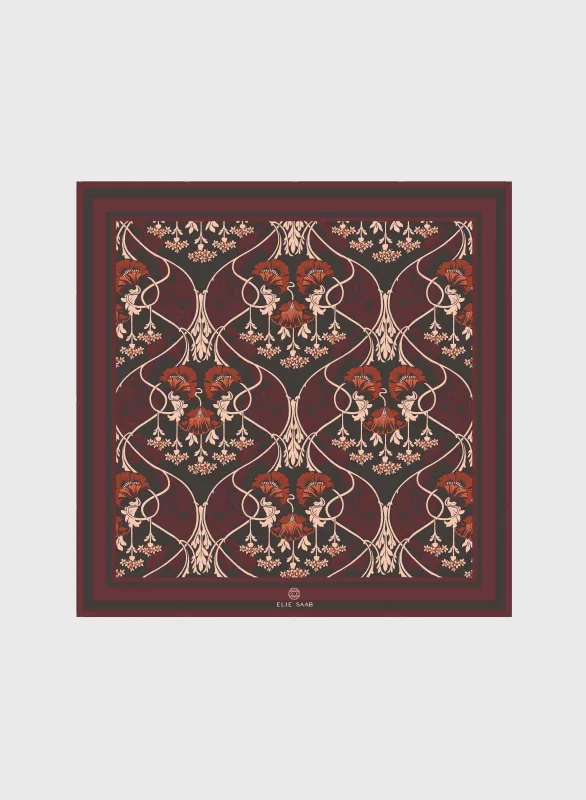 Silk Square Scarf made by Elie Saab