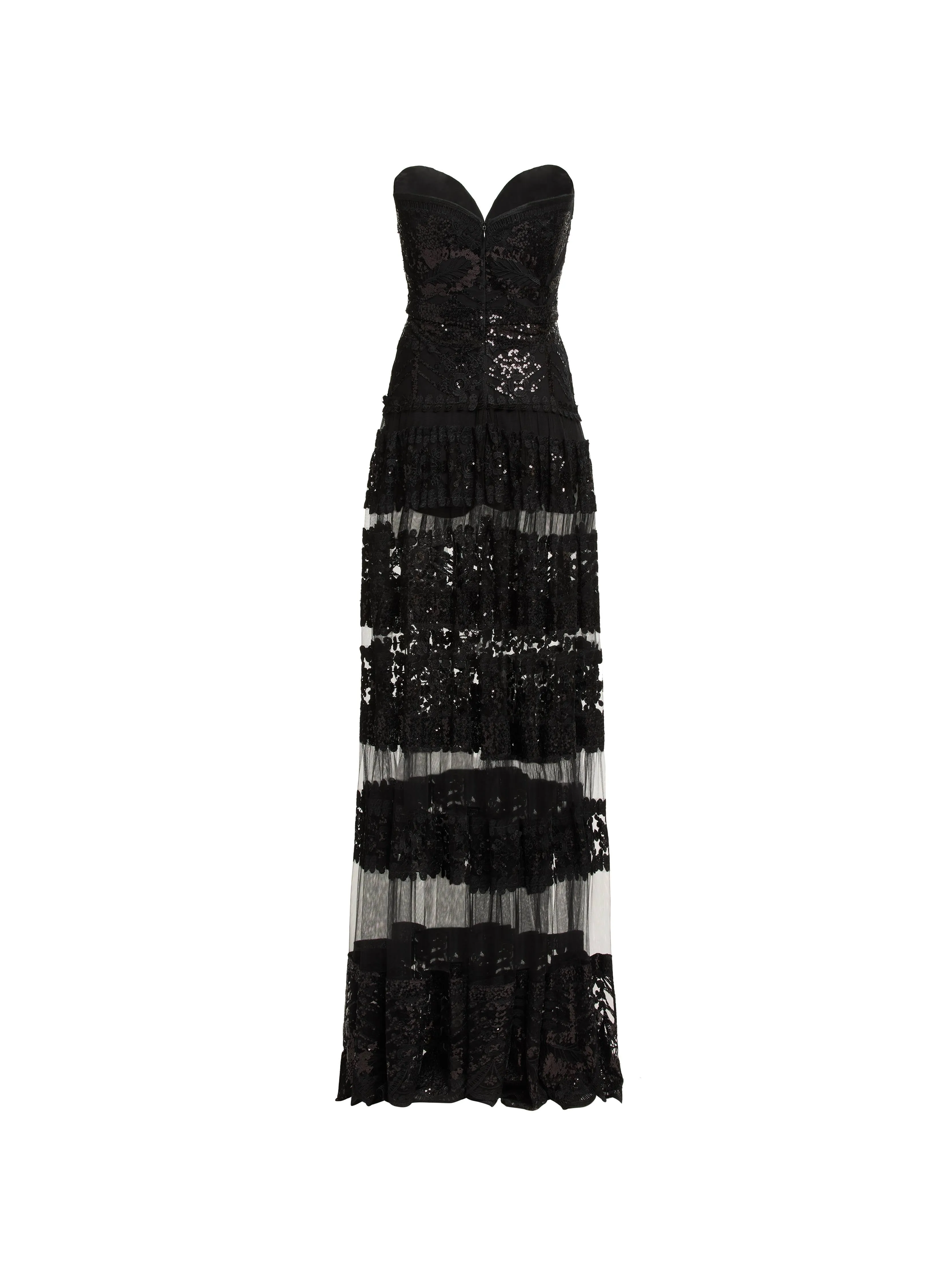 Sequin Embroidered Long Dress sold by Elie Saab product image thumbnail 4