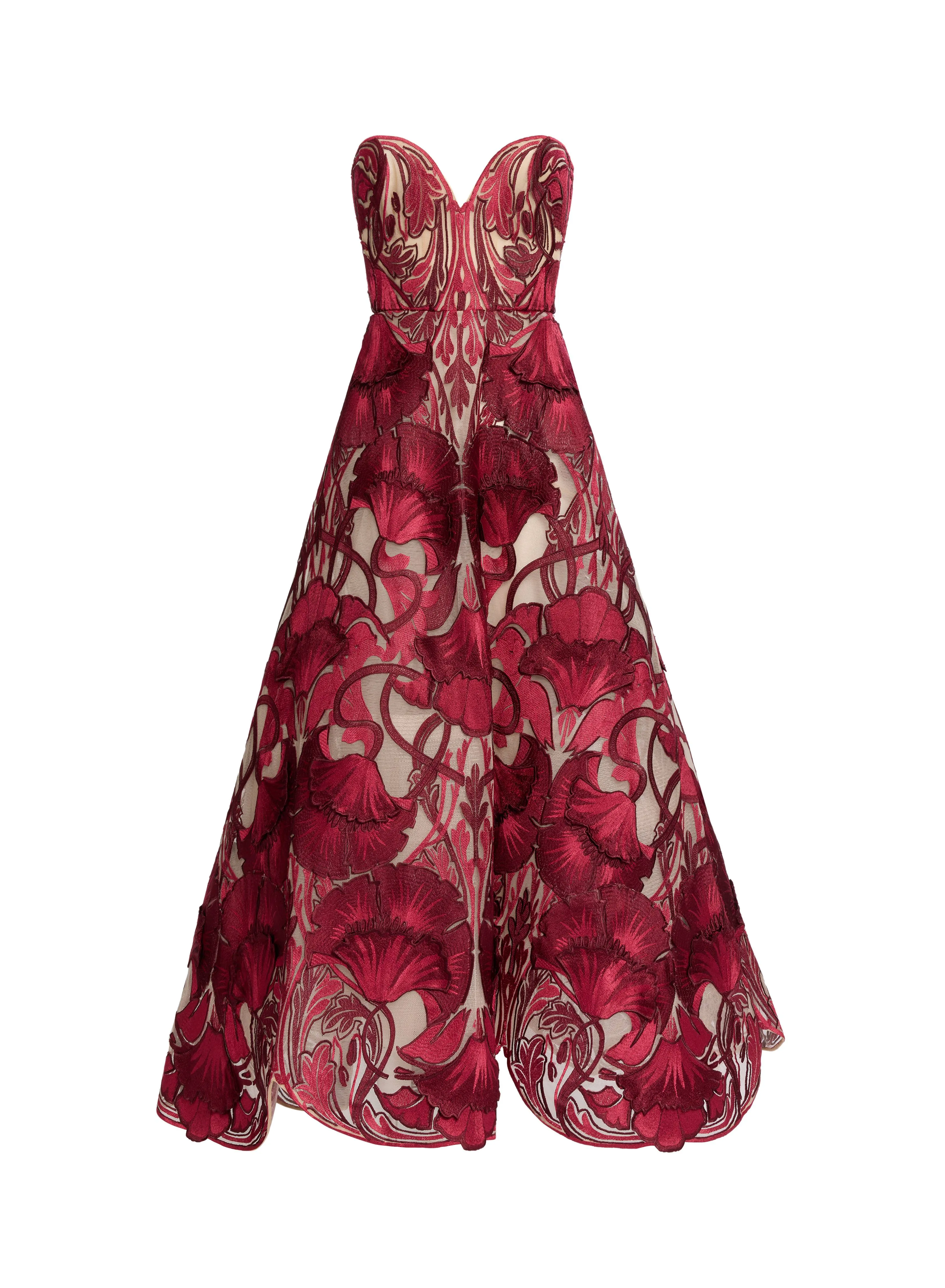 Sequin Embroidered Tulle Midi Dress sold by Elie Saab product image thumbnail 3