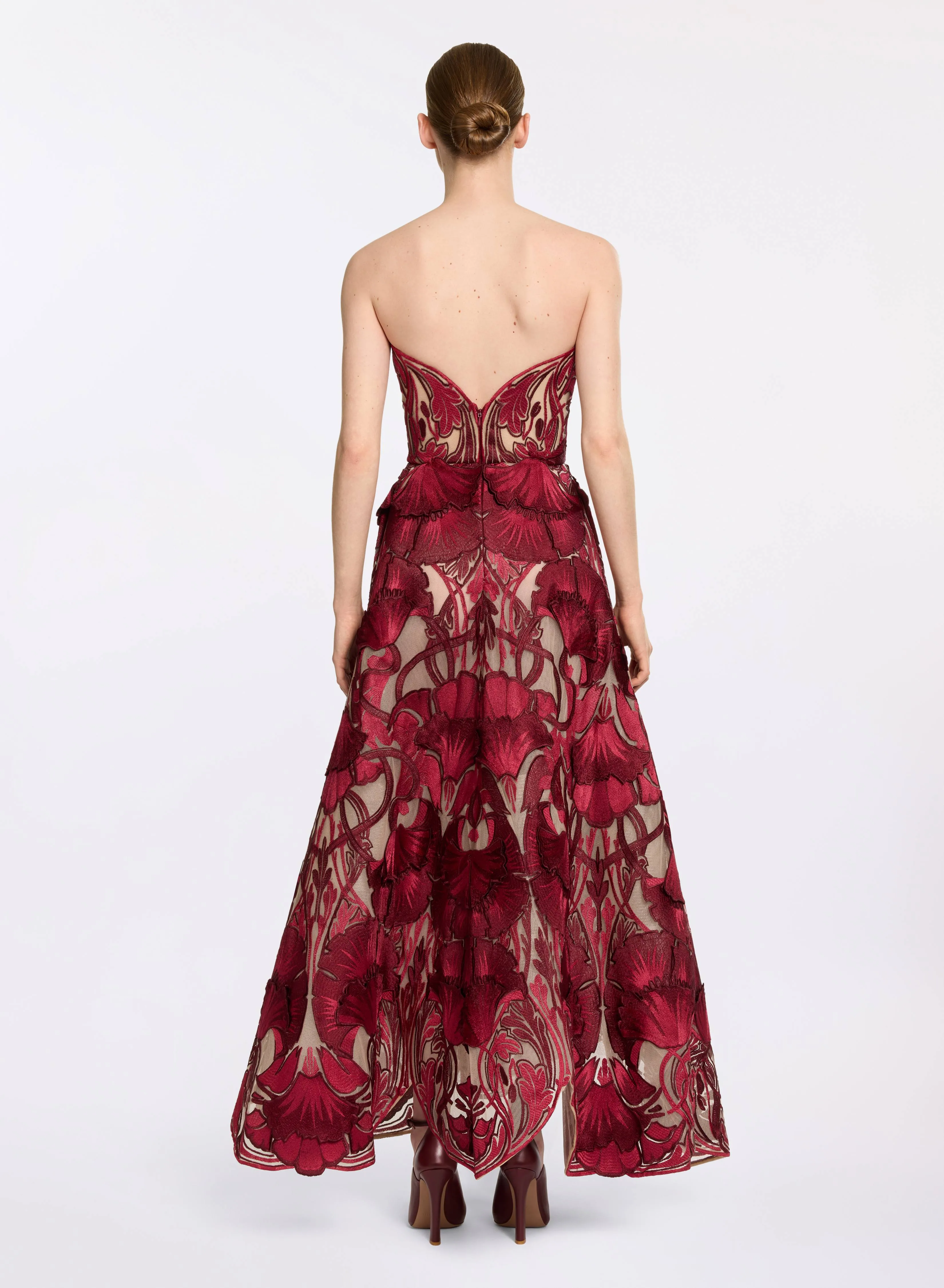 Sequin Embroidered Tulle Midi Dress sold by Elie Saab product image thumbnail 2