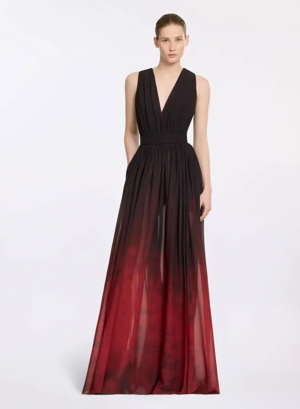 Gradient Chiffon Dress sold by Elie Saab