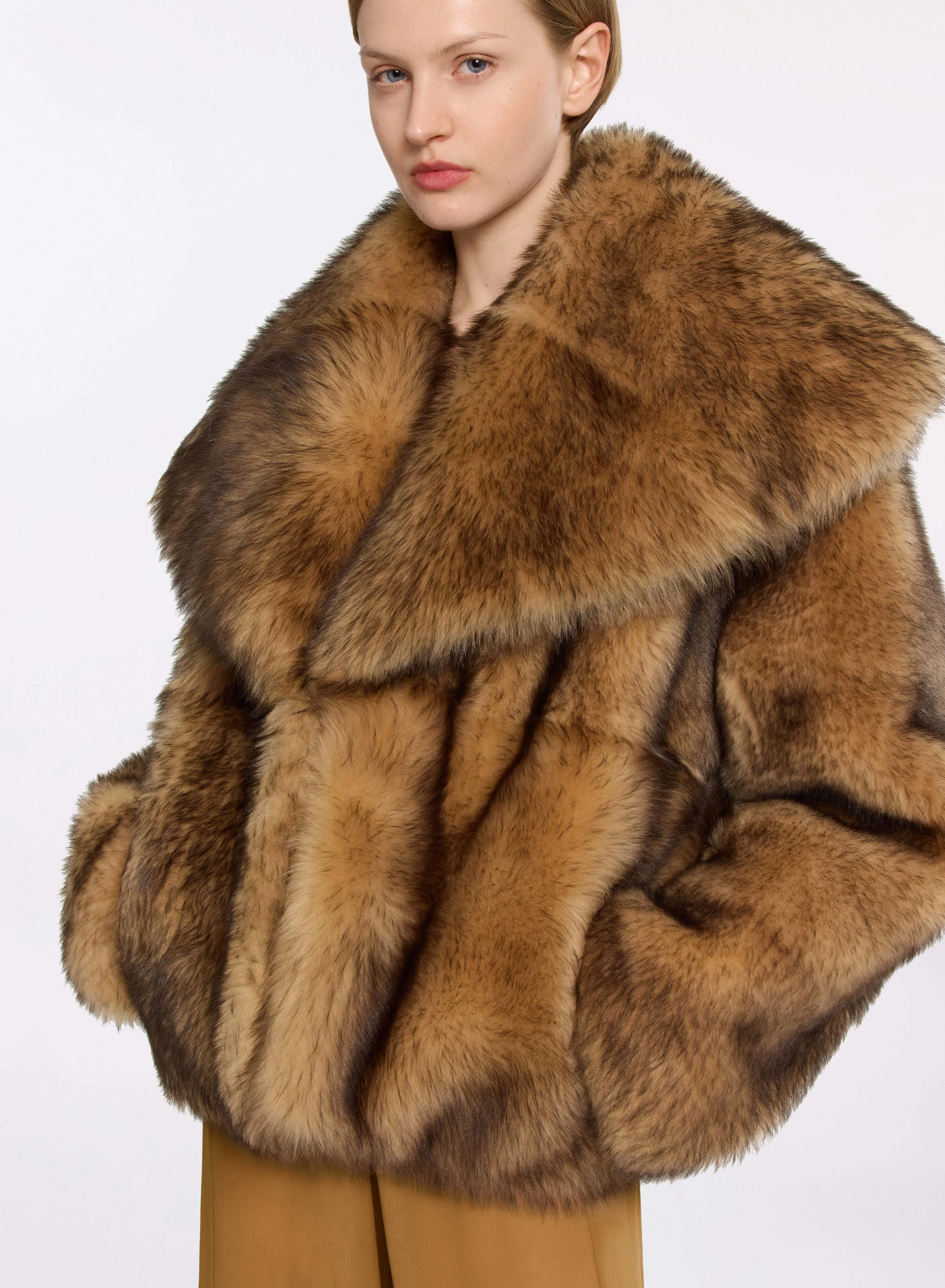 Shearling Fur Jacket sold by Elie Saab product image thumbnail 5