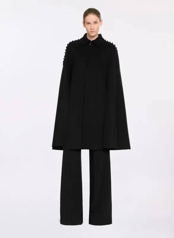 Embellished Wool Cape sold by Elie Saab