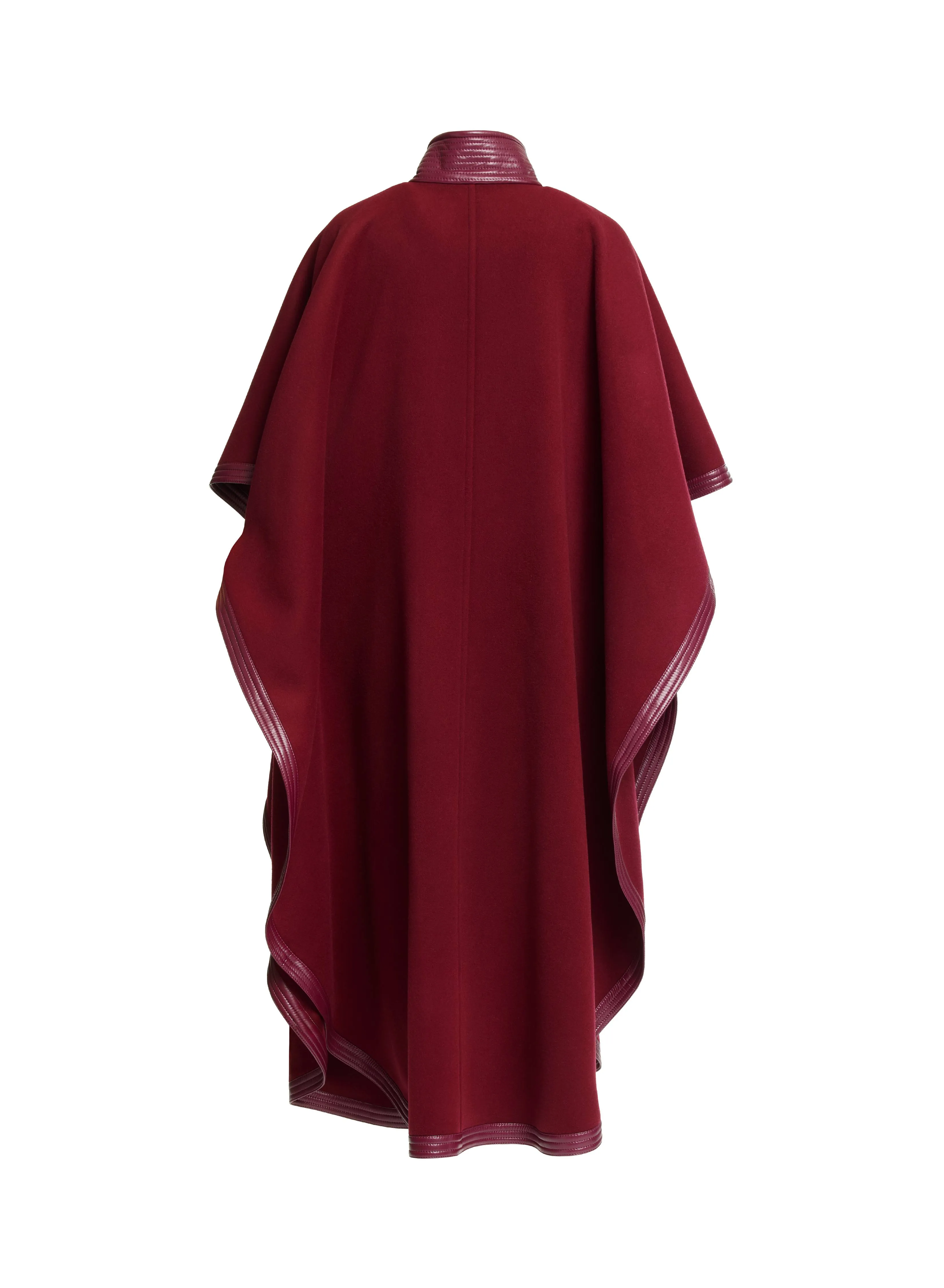 Wool and Leather Cape sold by Elie Saab product image thumbnail 4