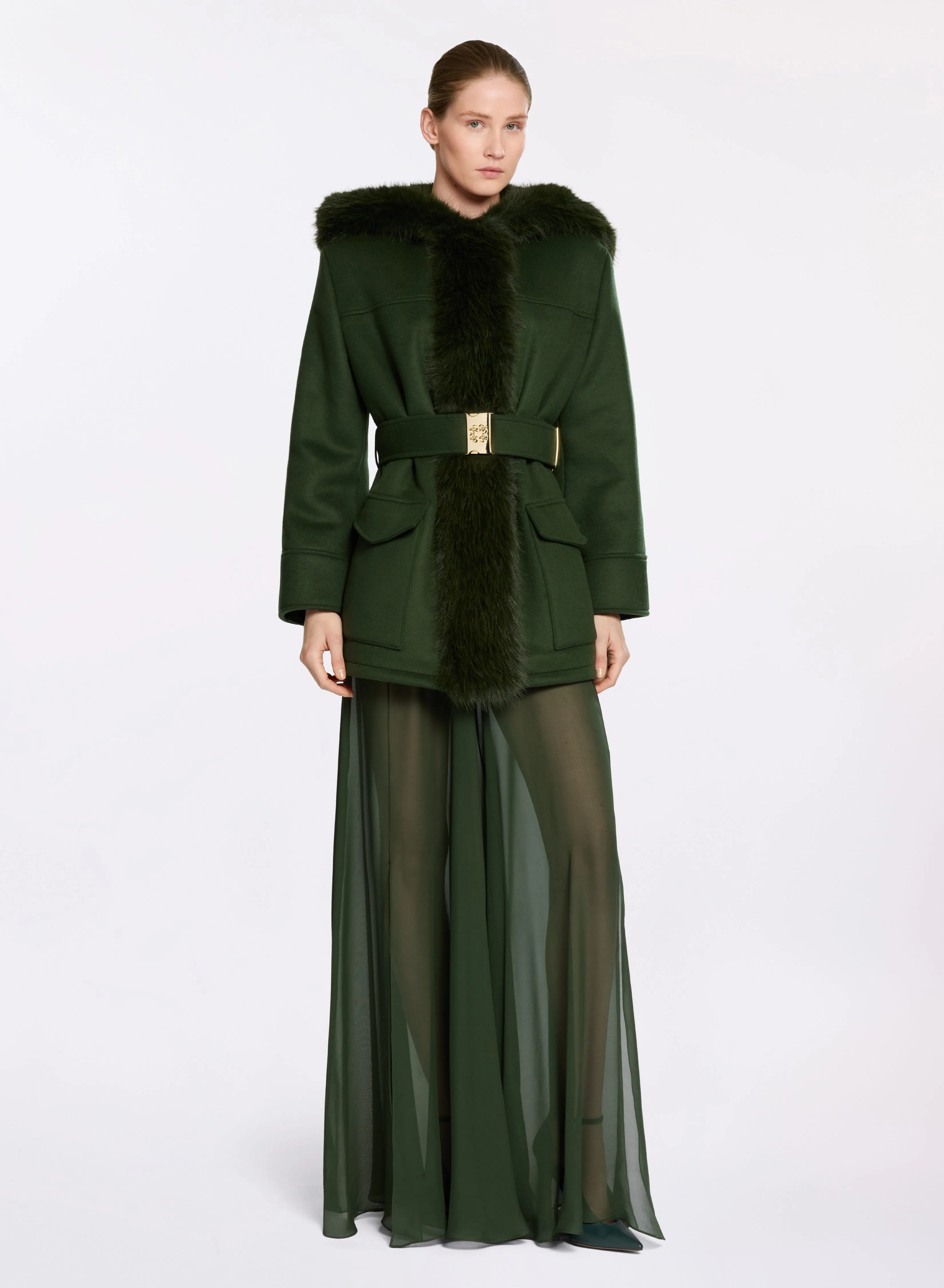 Wool and Fur Jacket sold by Elie Saab