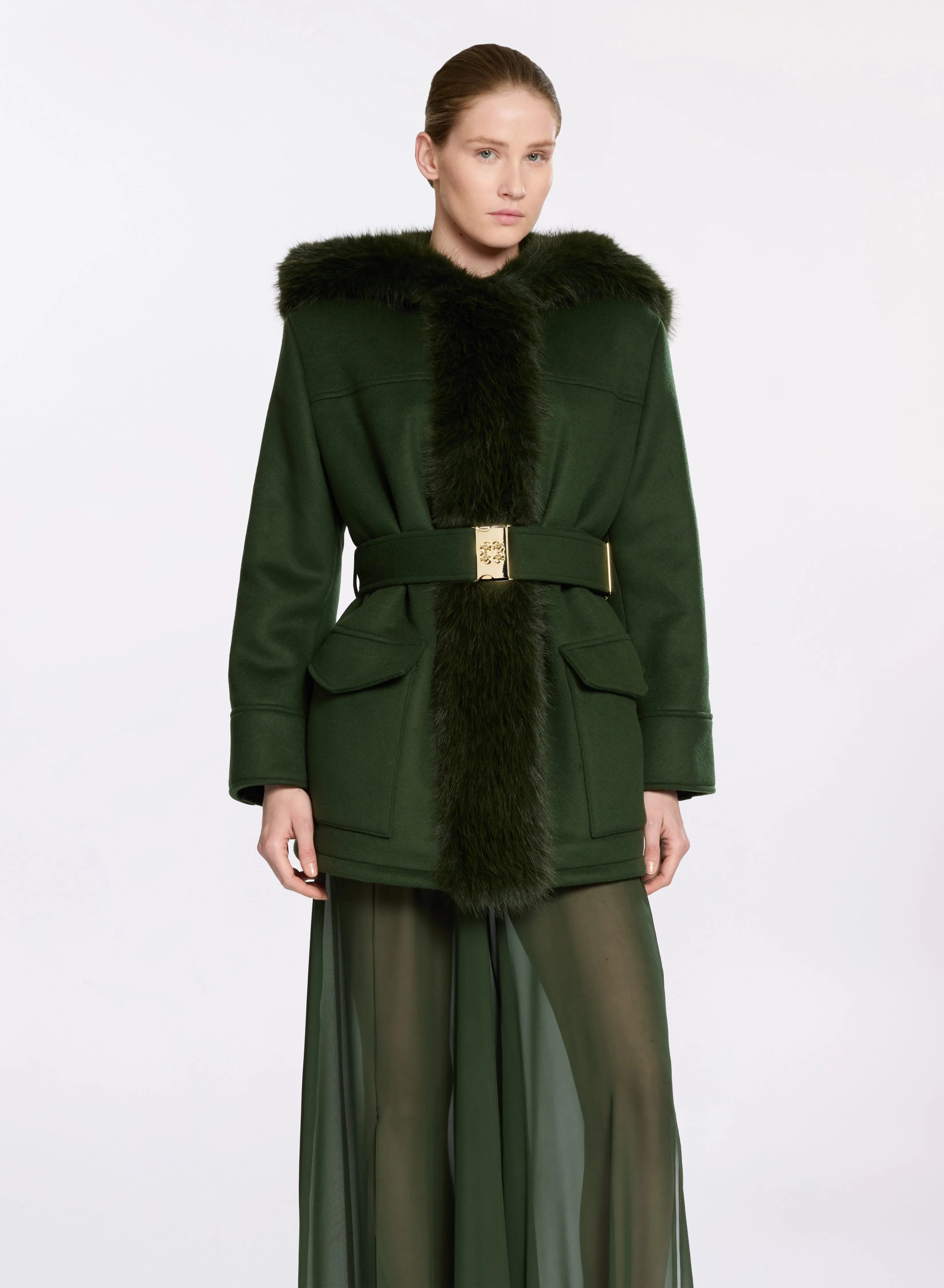 Wool and Fur Jacket sold by Elie Saab product image thumbnail 4