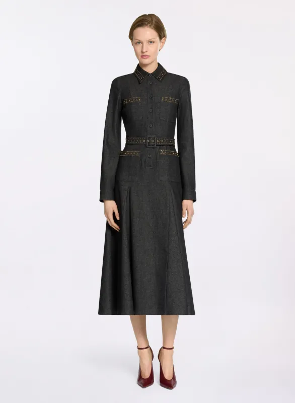 Embellished Denim Dress sold by Elie Saab