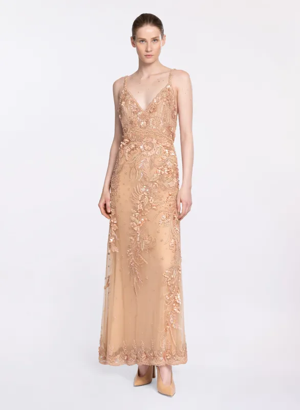 Bead Embroidered Midi Dress sold by Elie Saab