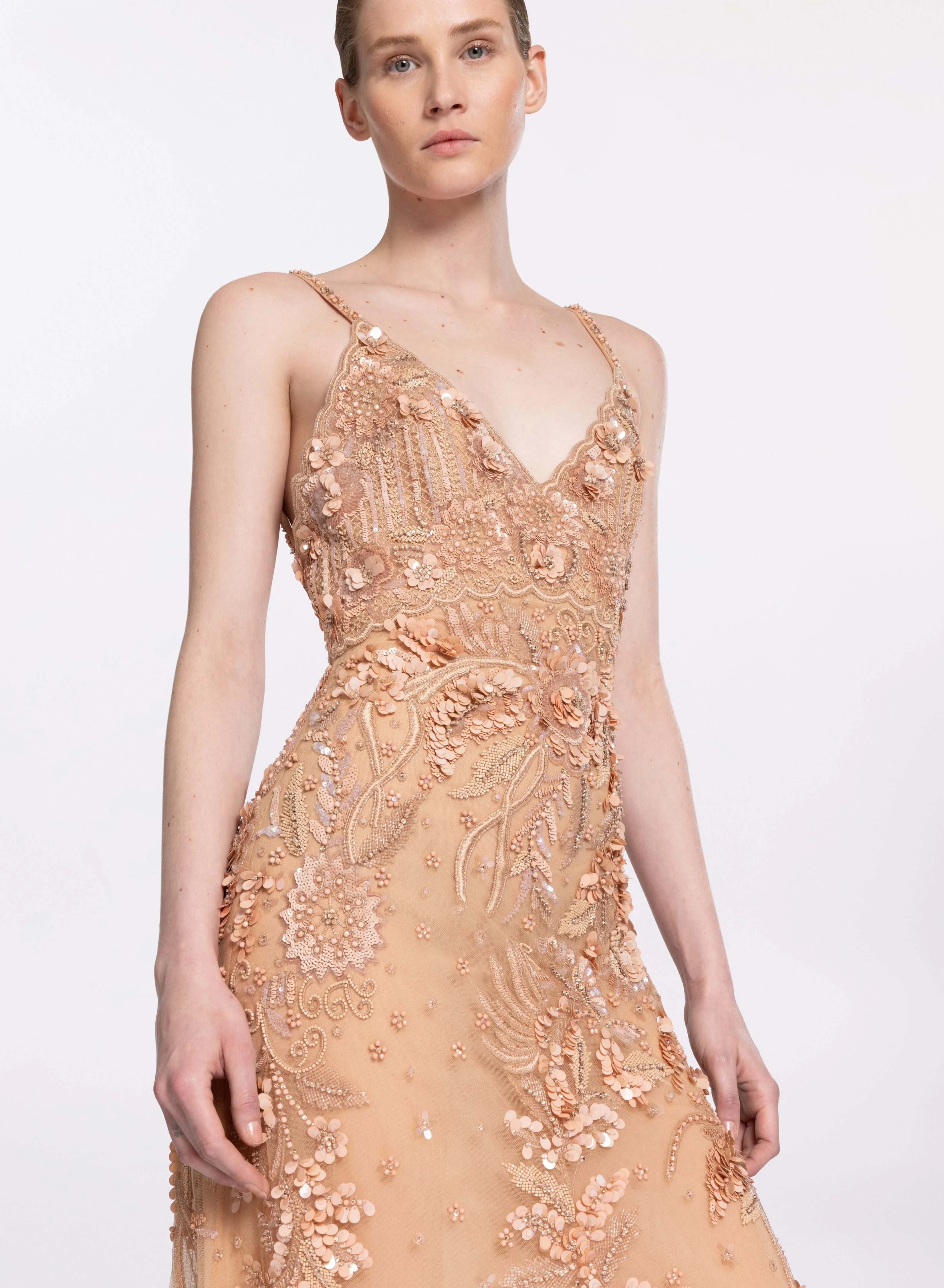 Bead Embroidered Midi Dress sold by Elie Saab product image thumbnail 5