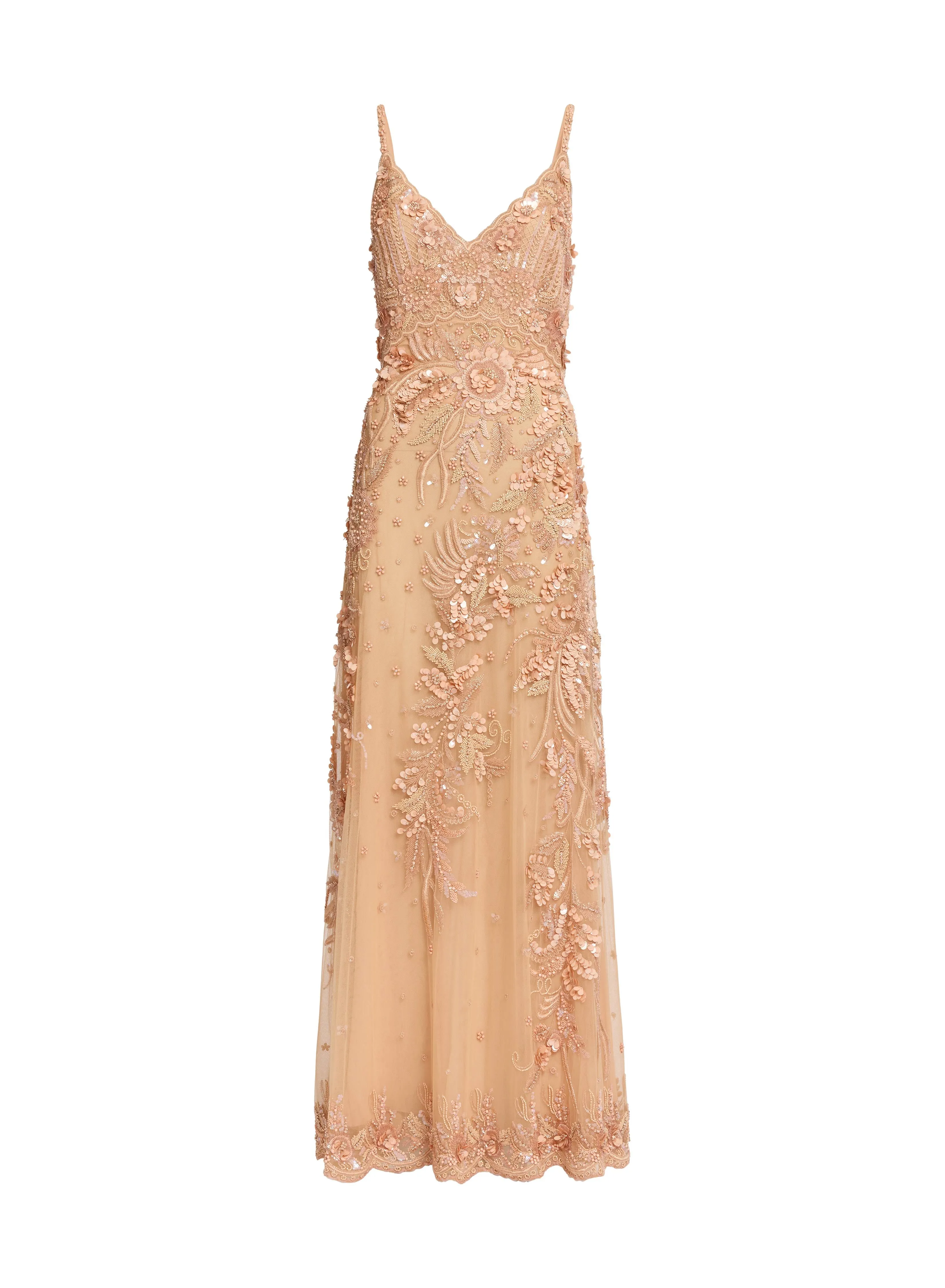 Bead Embroidered Midi Dress sold by Elie Saab product image thumbnail 3