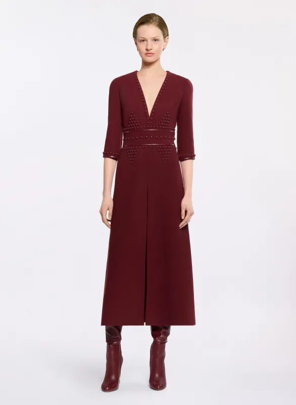 Embellished Wool Midi Dress sold by Elie Saab