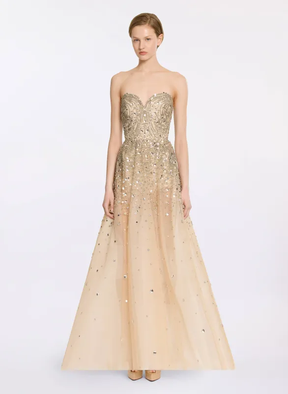 Bead Embroidered Midi Dress sold by Elie Saab