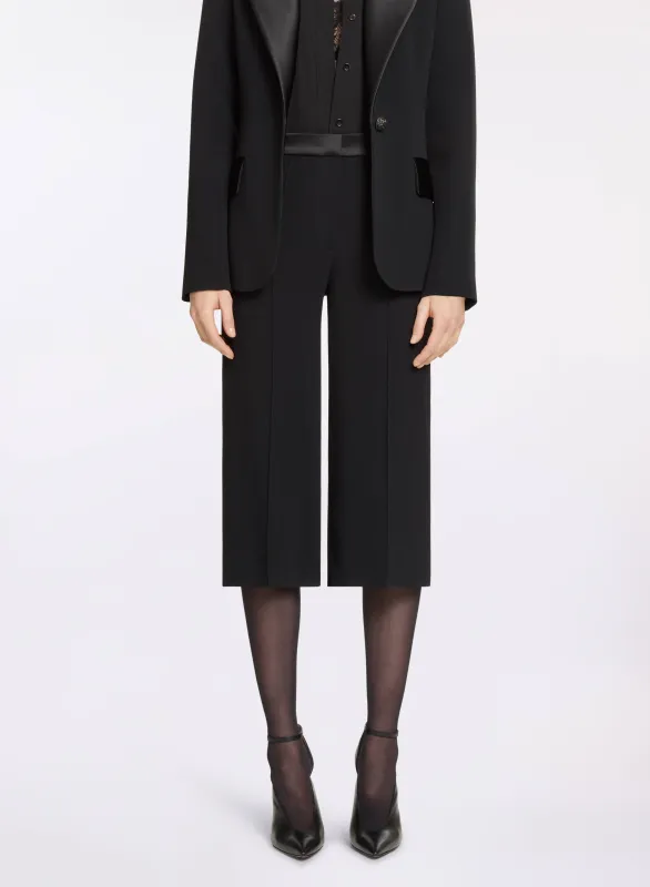 Cady and Satin Cropped Pants sold by Elie Saab