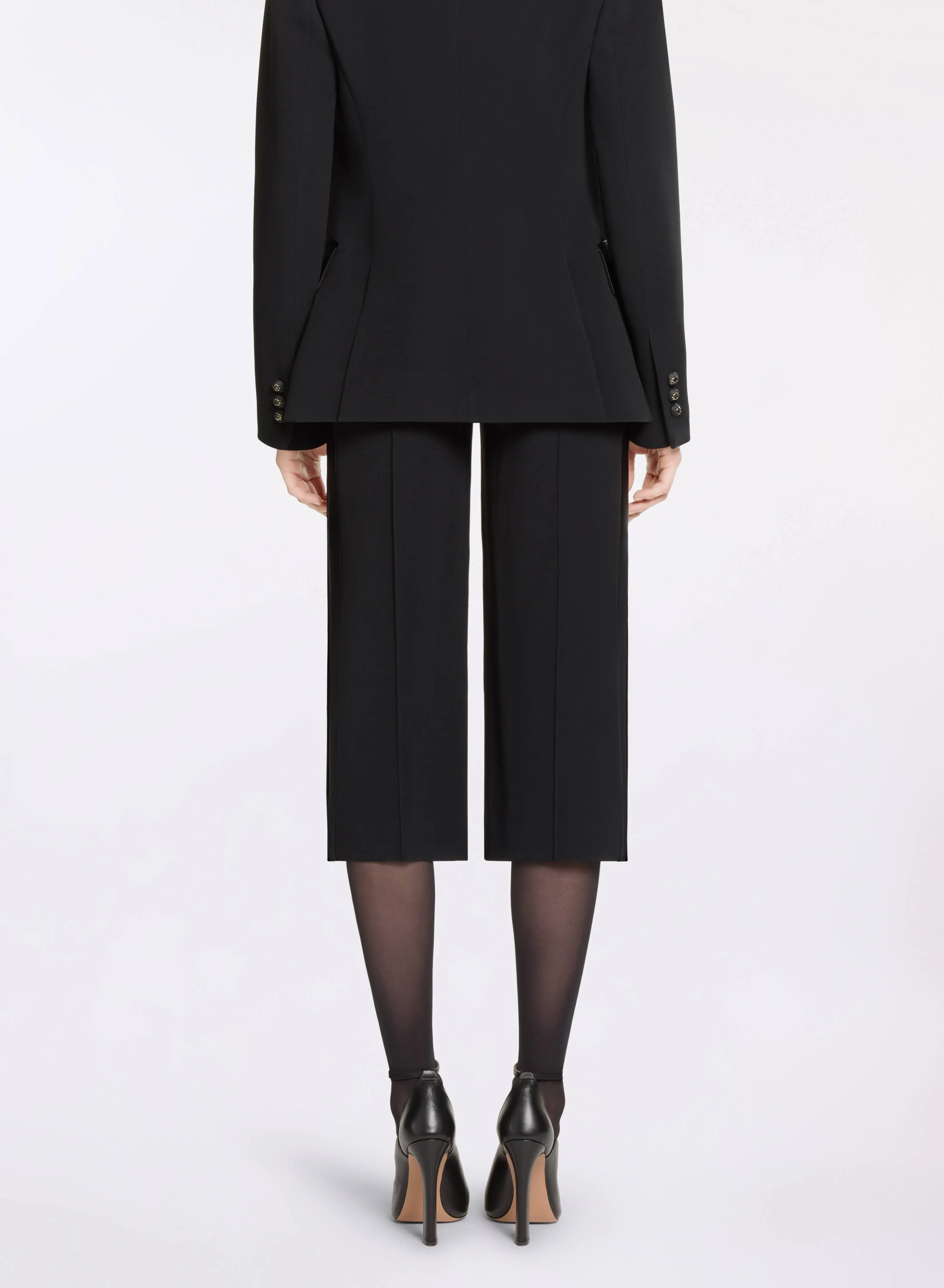 Cady and Satin Cropped Pants sold by Elie Saab product image thumbnail 2