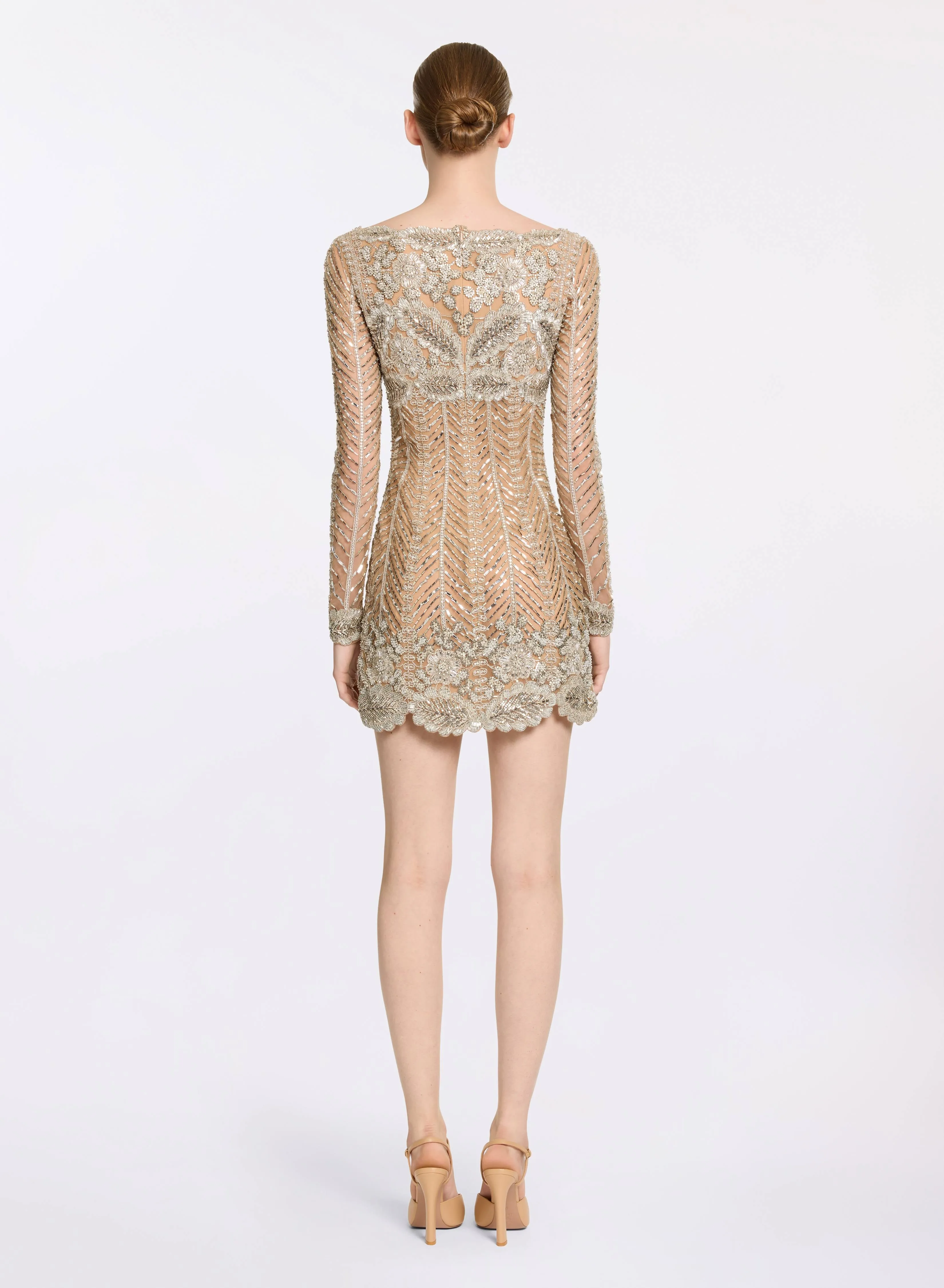 Bead Embroidered Short Dress sold by Elie Saab product image thumbnail 2