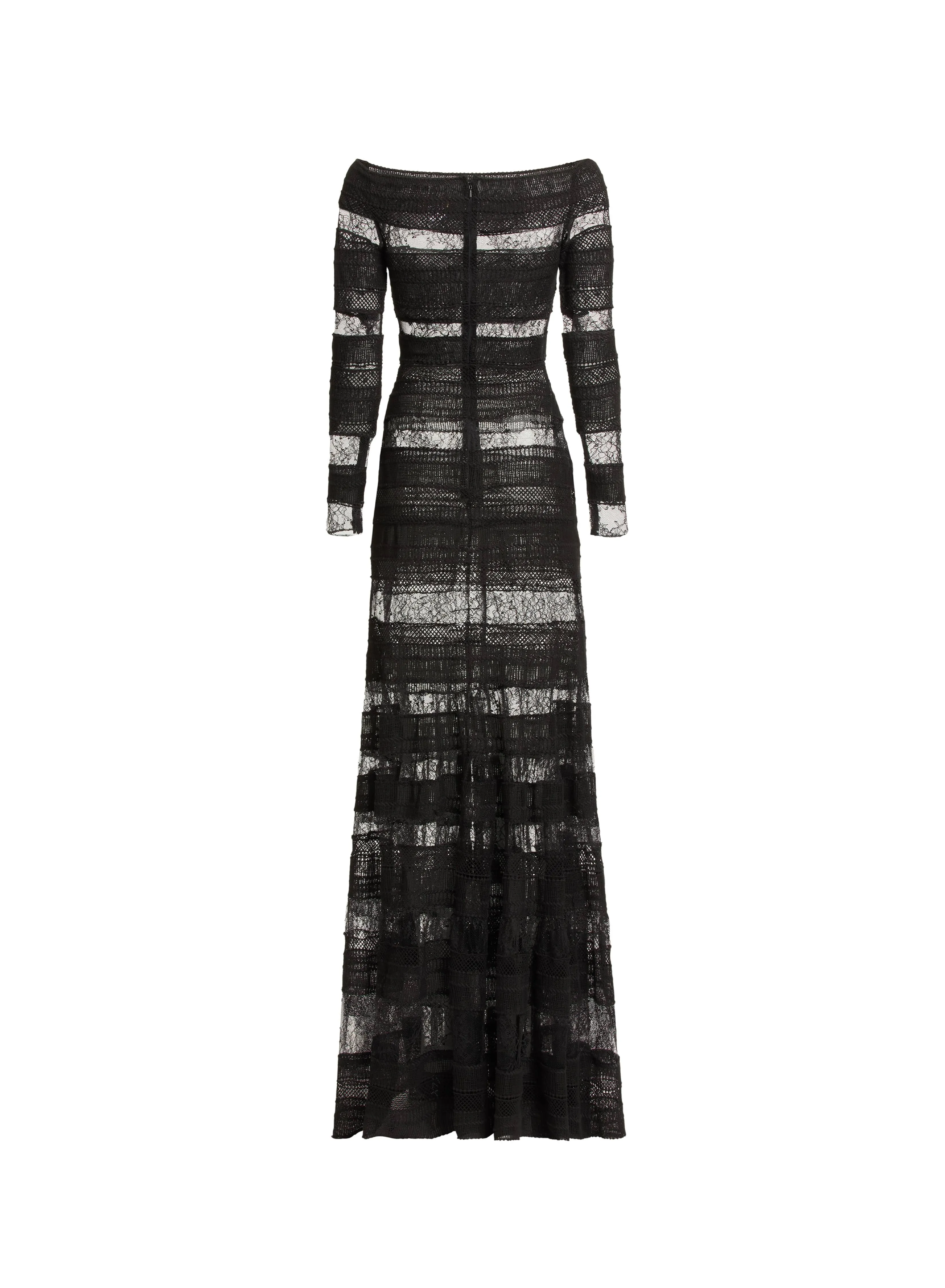 Macramé and Lace Long Dress sold by Elie Saab product image thumbnail 3