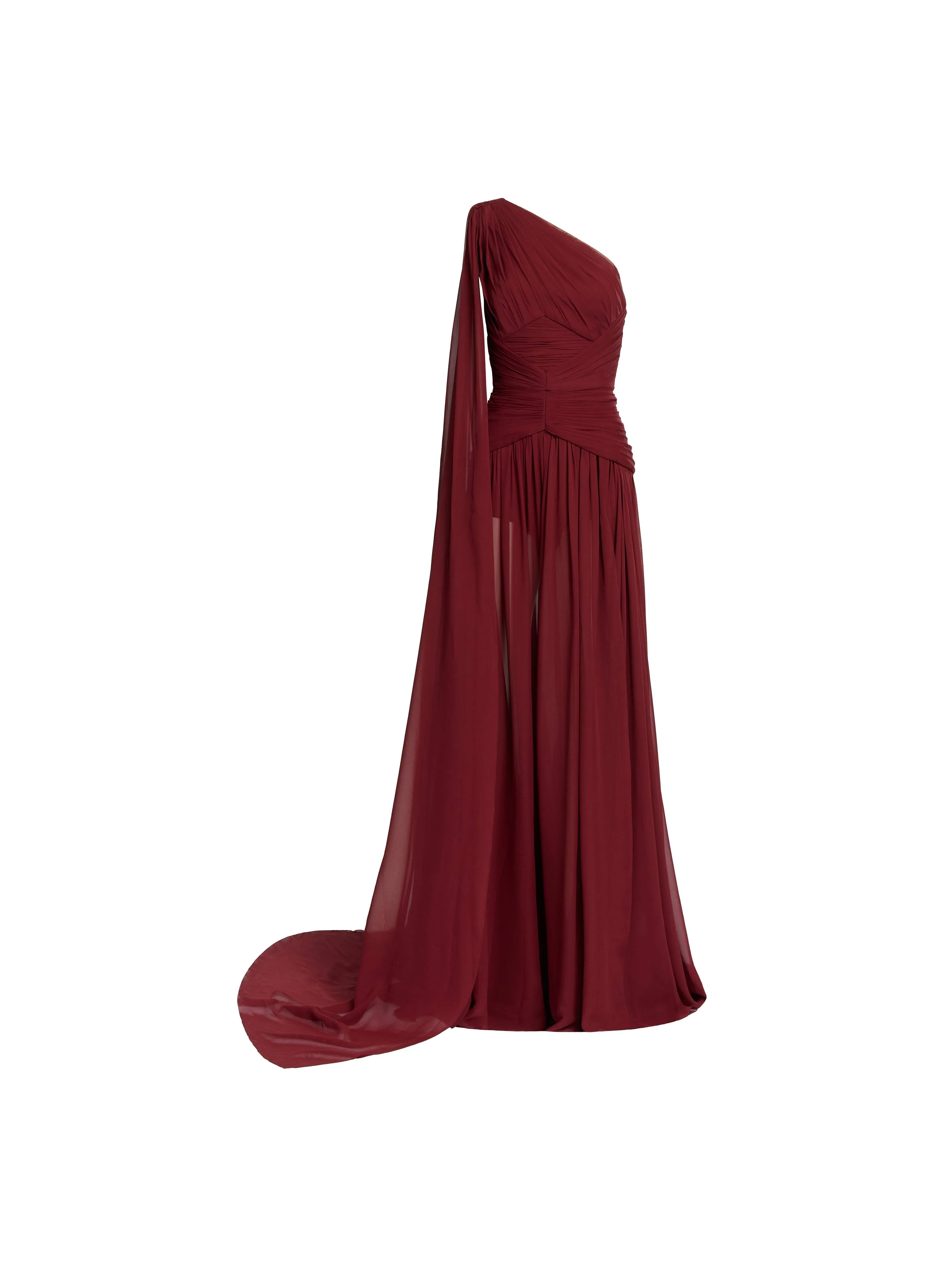 Asymmetrical Silk Dress sold by Elie Saab product image thumbnail 3
