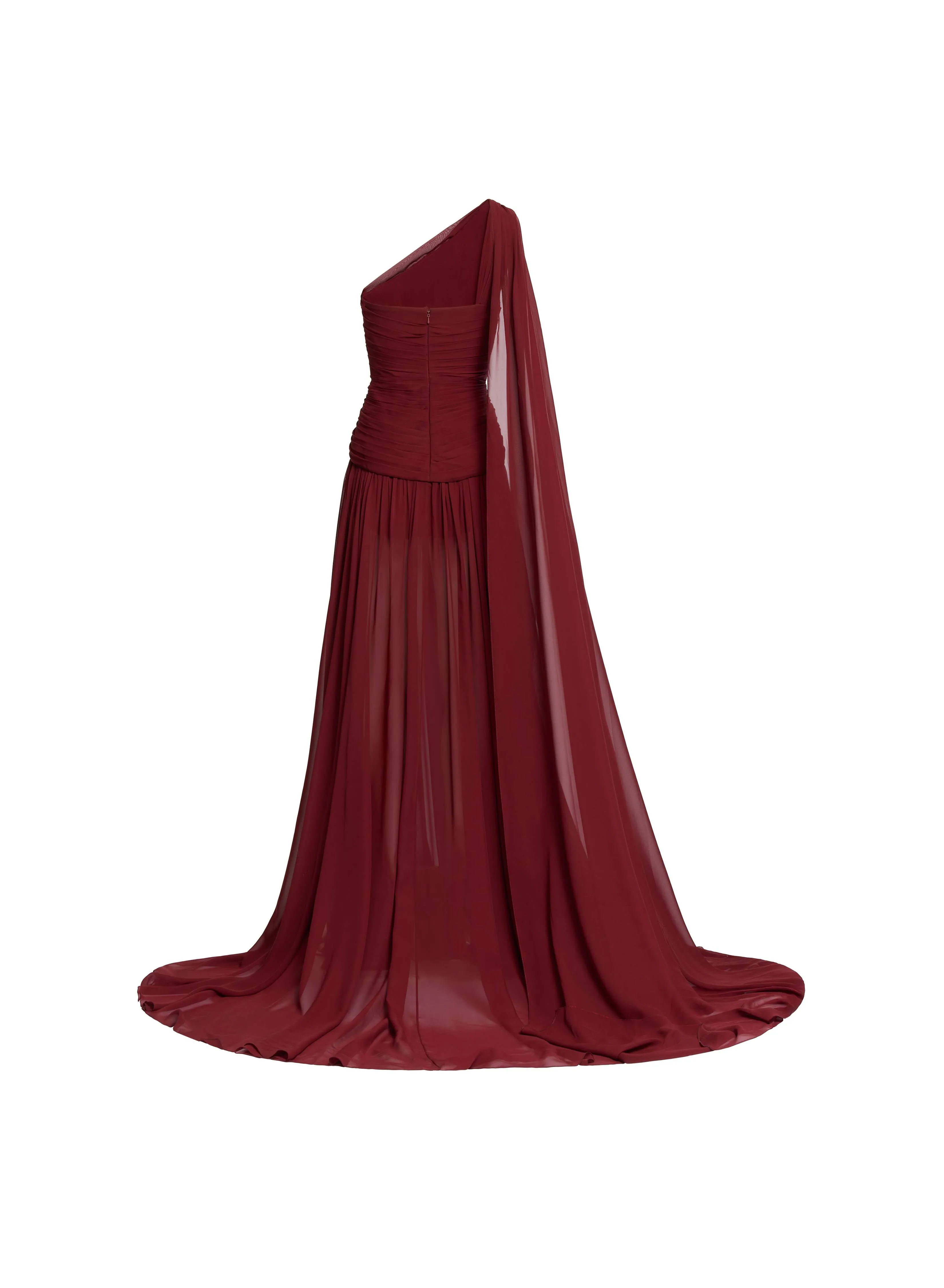 Asymmetrical Silk Dress sold by Elie Saab product image thumbnail 4