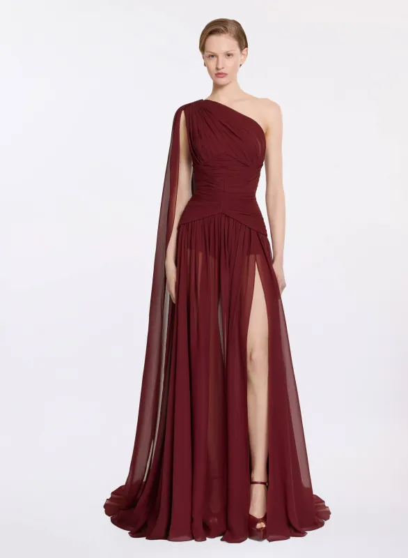 Asymmetrical Silk Dress sold by Elie Saab