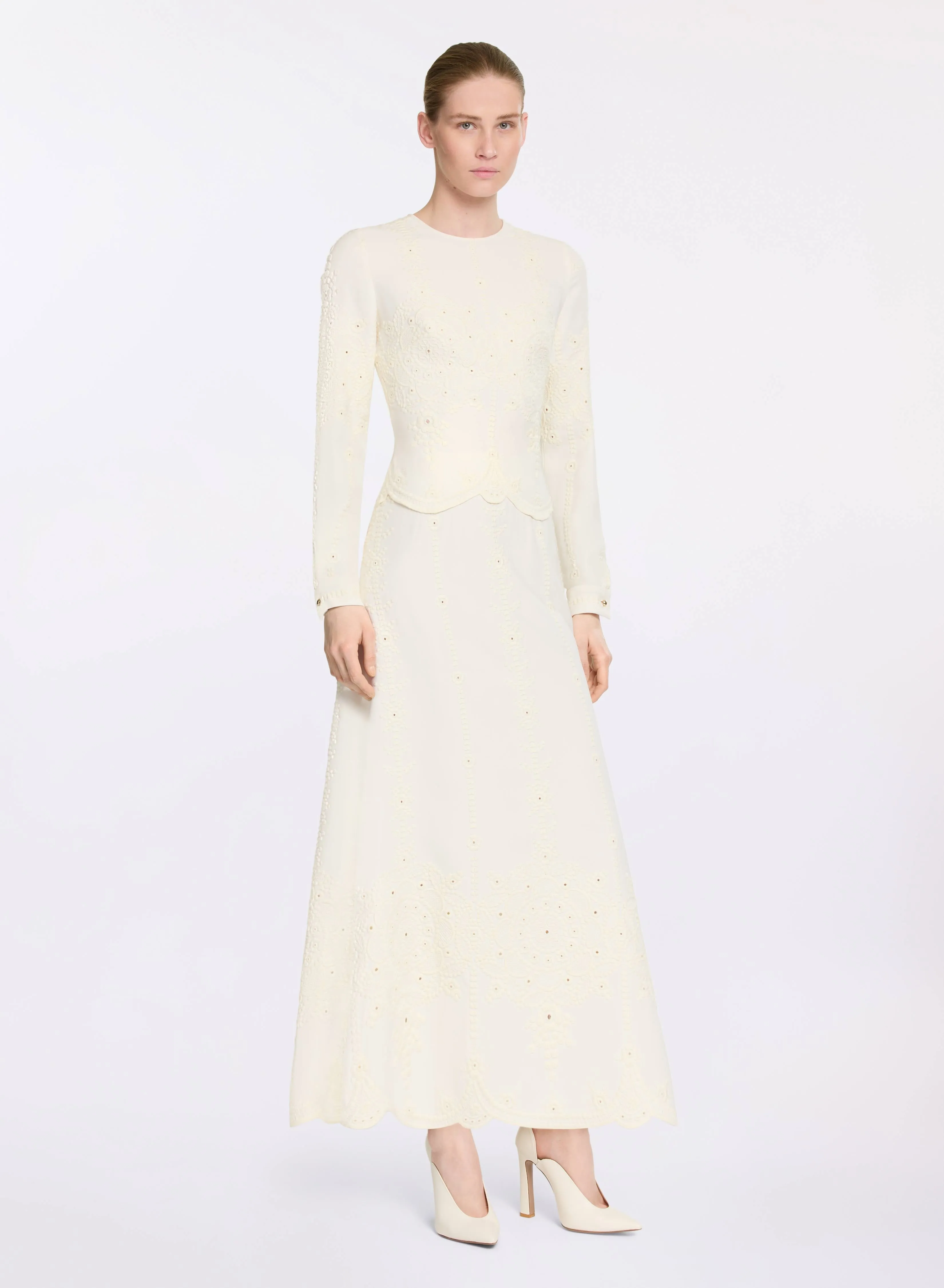 Embroidered Cady Dress sold by Elie Saab