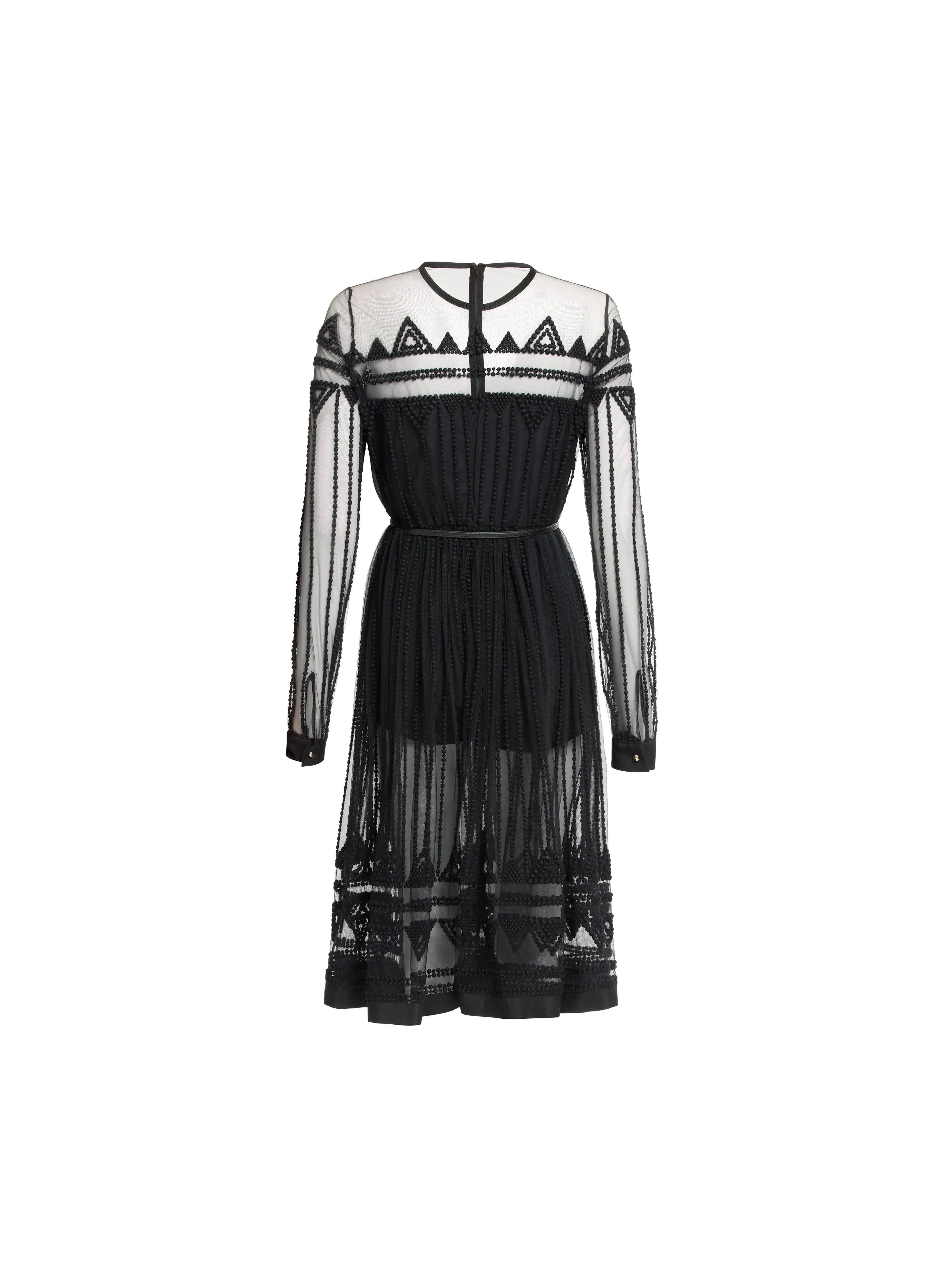Embroidered Tulle Midi Dress sold by Elie Saab product image thumbnail 4