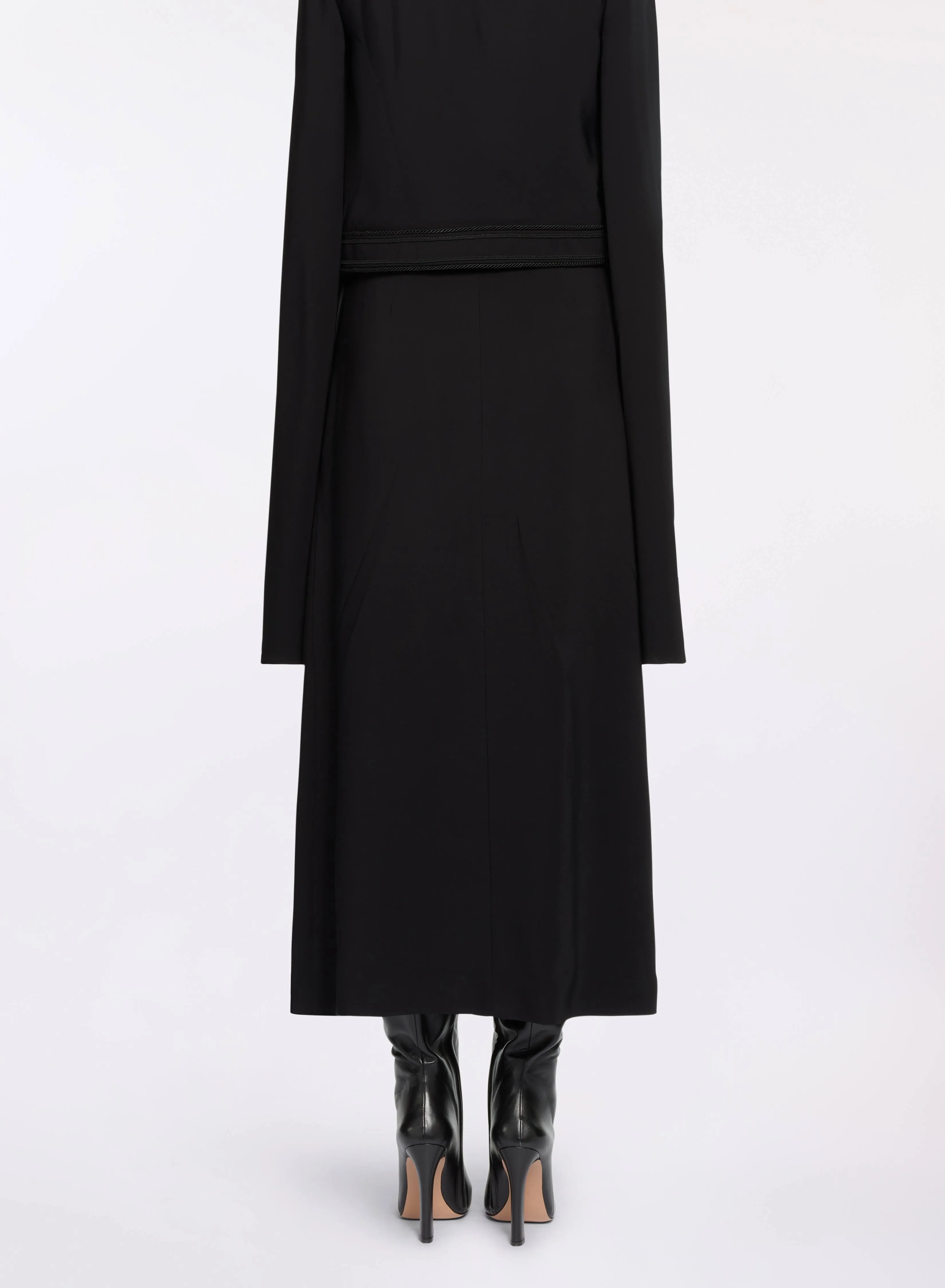 Embroidered Cady Midi Skirt sold by Elie Saab product image thumbnail 2