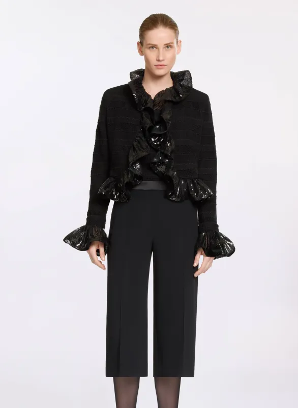 Macramé and Sequin Jacket sold by Elie Saab