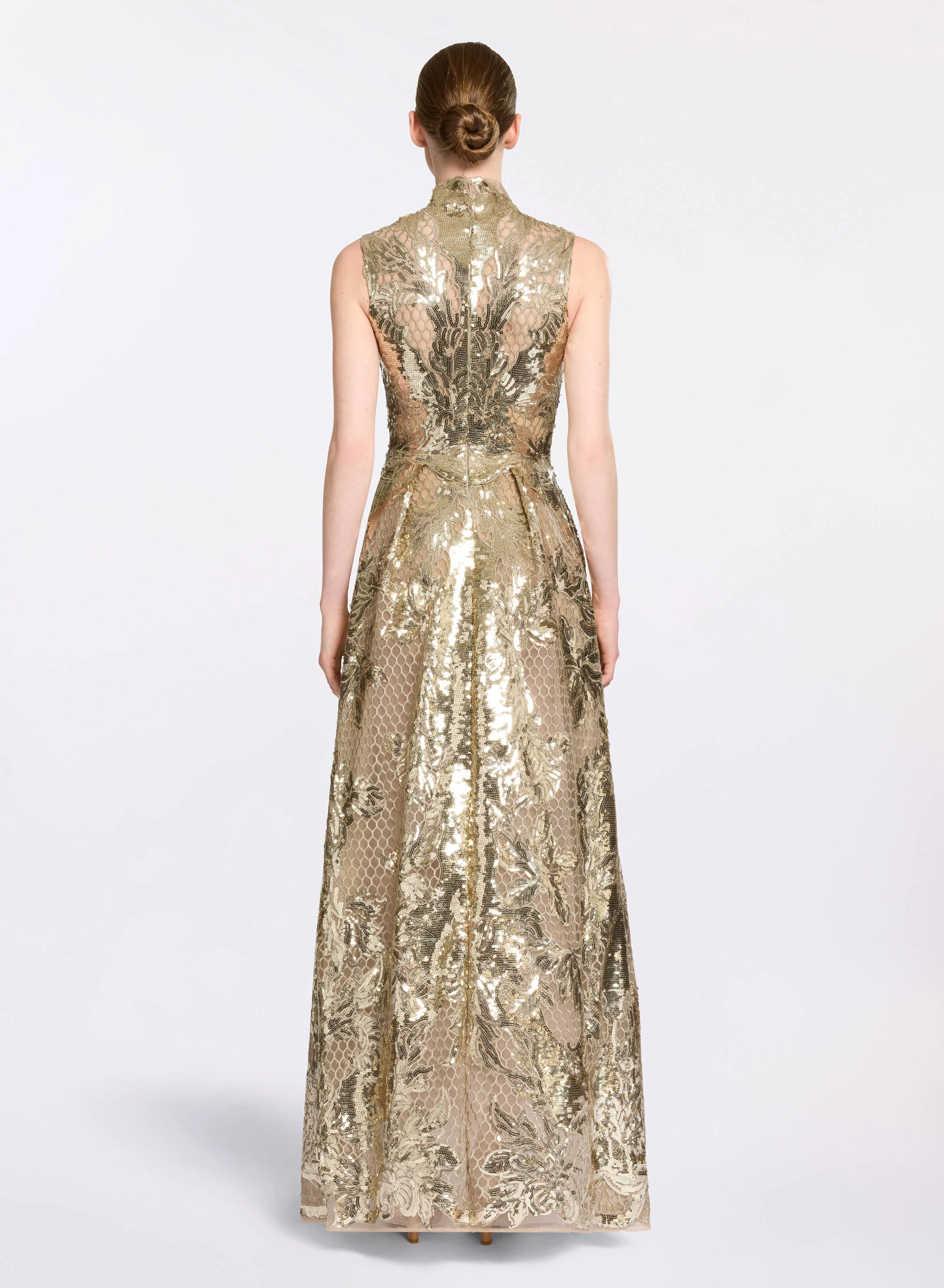 Sequin Embellished Tulle Dress sold by Elie Saab product image thumbnail 2