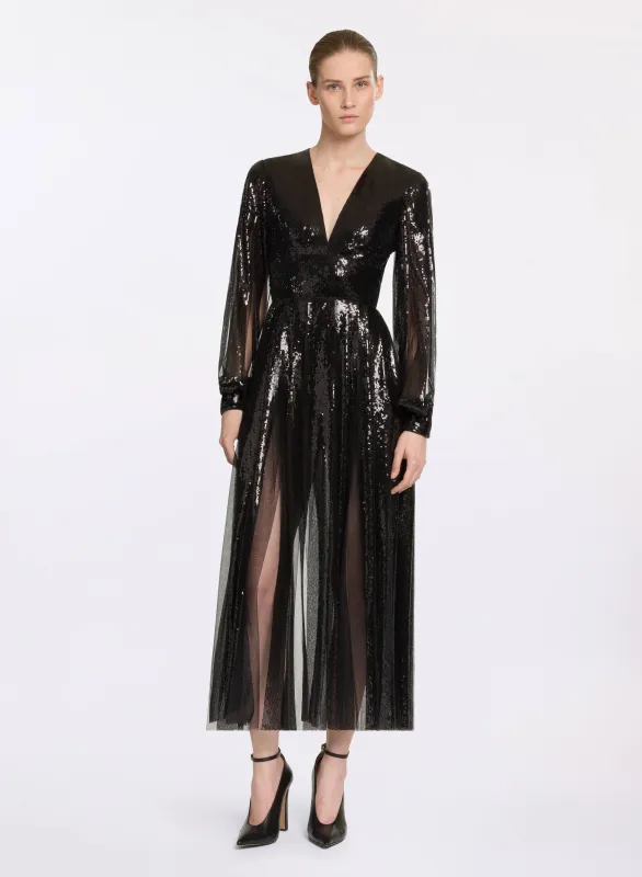 Sequin Midi Dress sold by Elie Saab