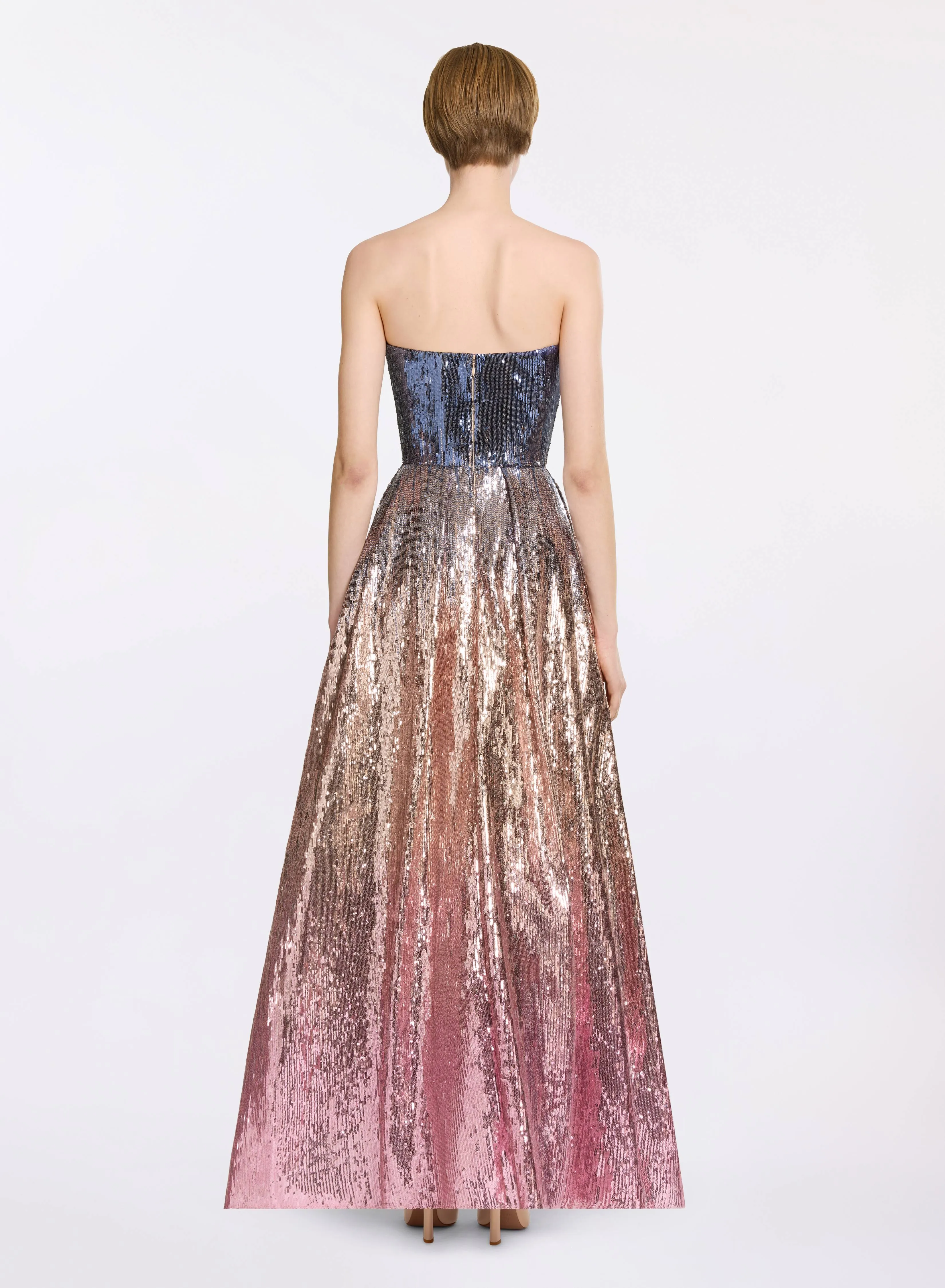 Gradient Sequin Flared Dress sold by Elie Saab product image thumbnail 2