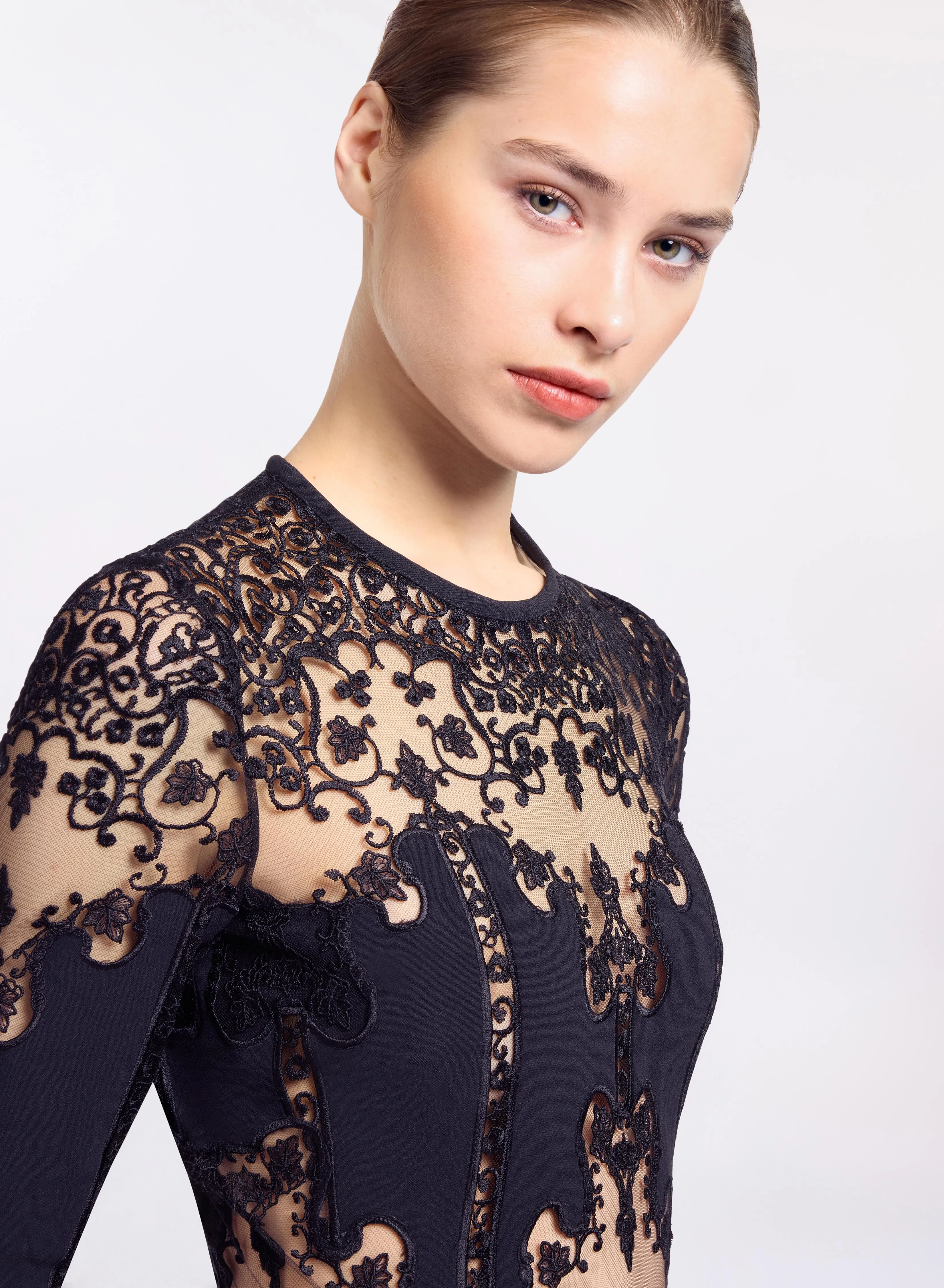 Cady and Lace Long Dress sold by Elie Saab product image thumbnail 3