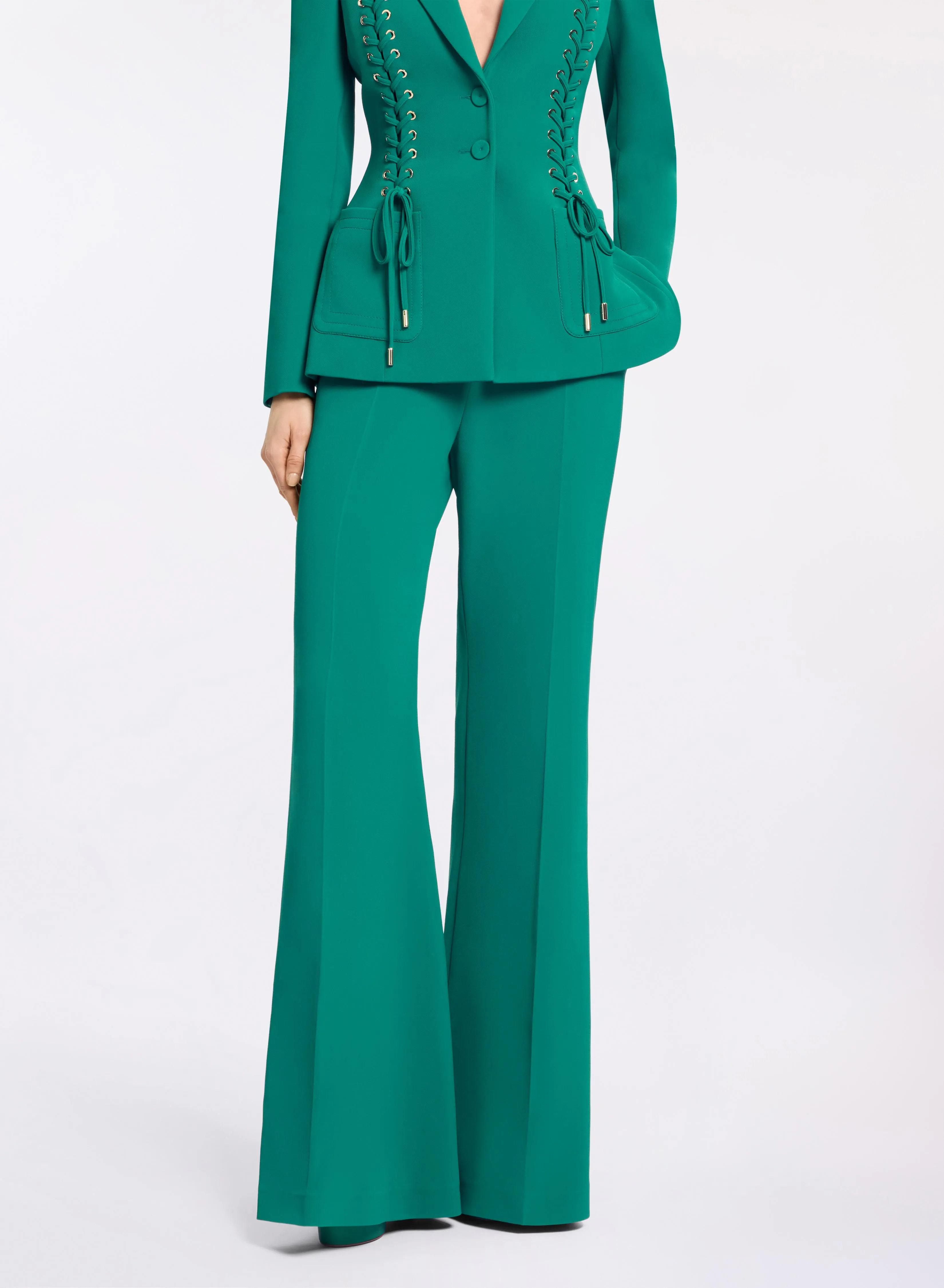 Flared Cady Pants sold by Elie Saab product image thumbnail 3