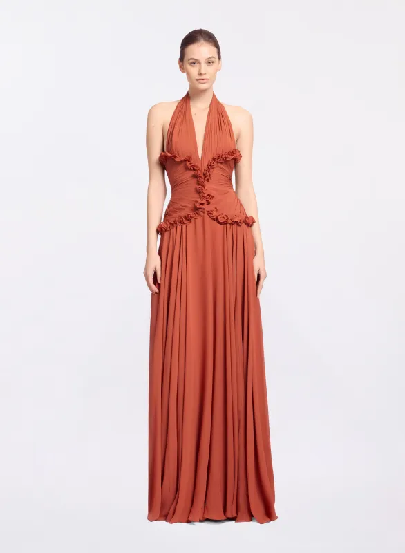 Silk Long Dress sold by Elie Saab