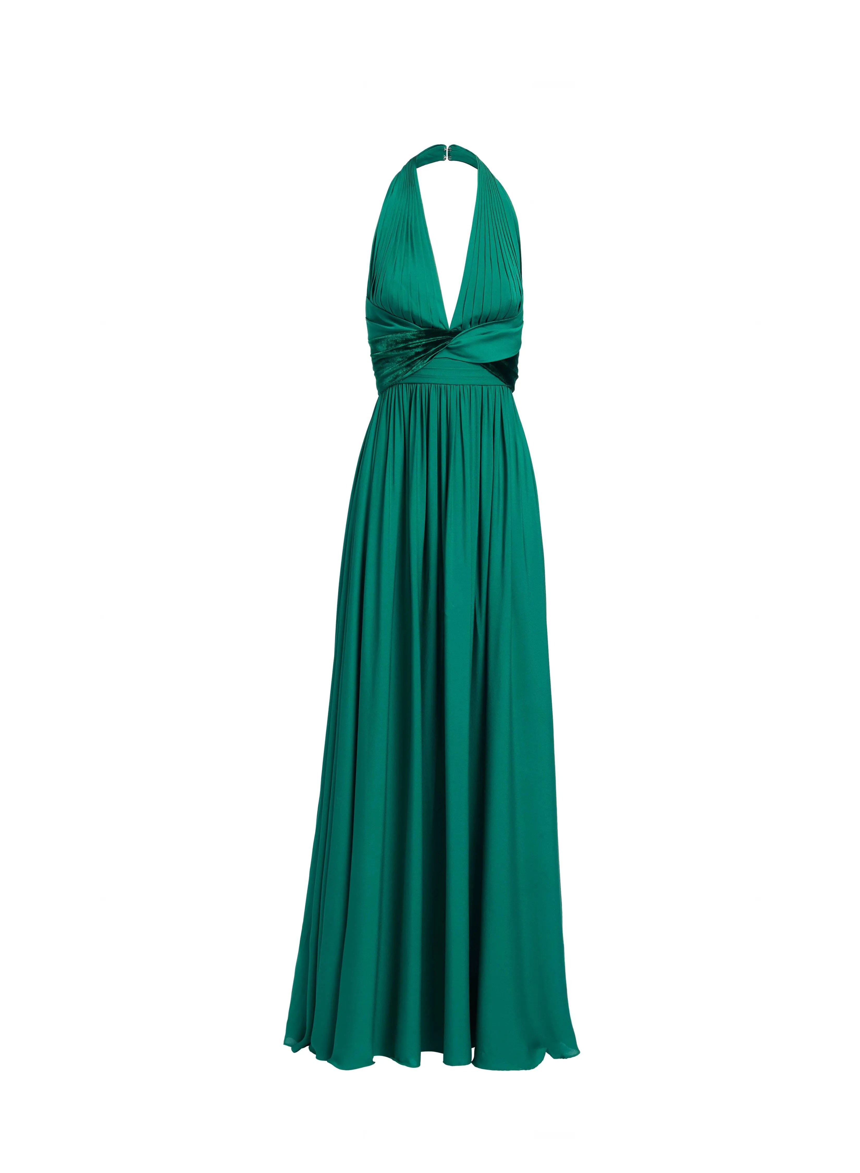 Silk and Velvet Long Dress sold by Elie Saab product image thumbnail 2