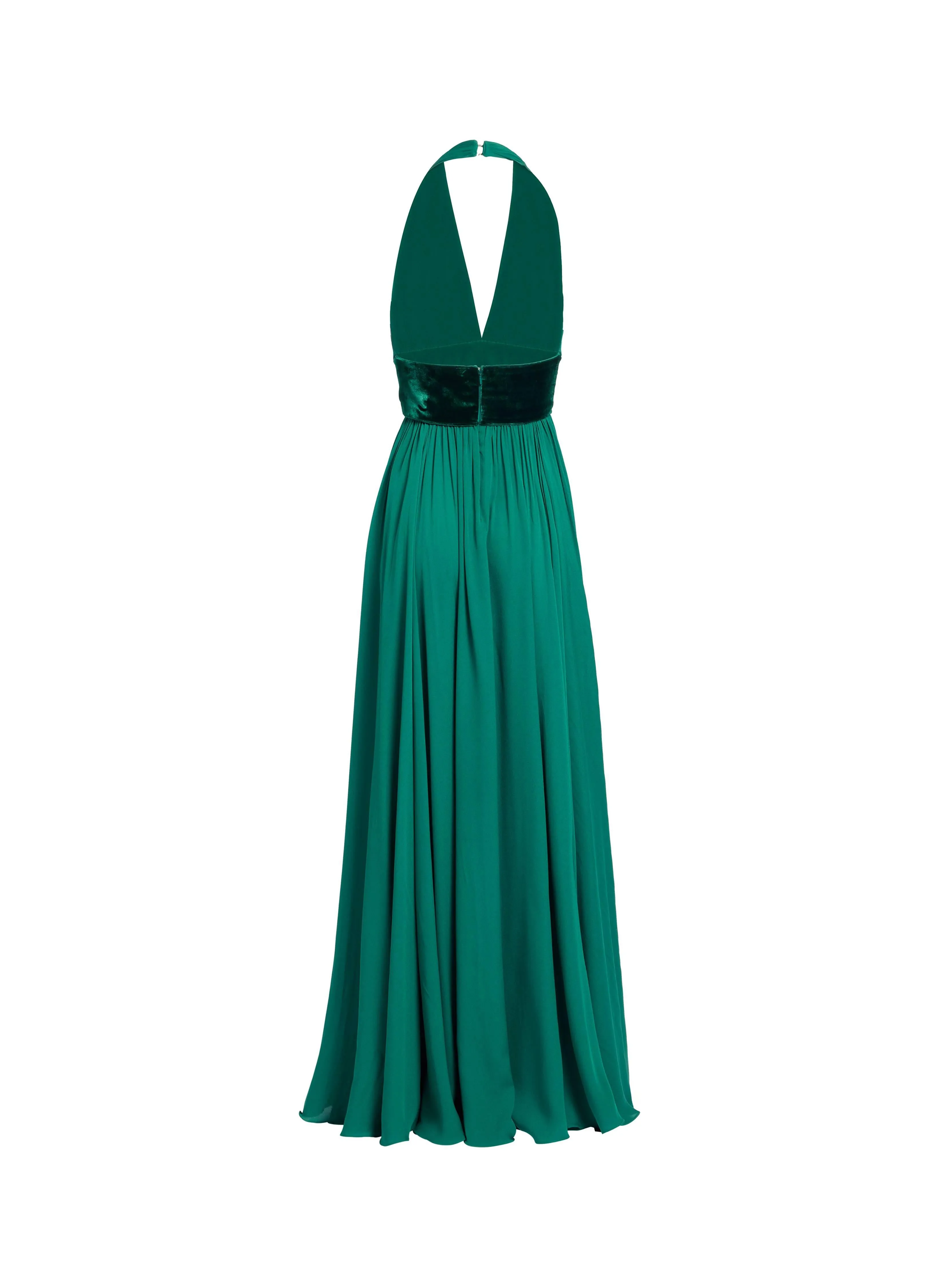 Silk and Velvet Long Dress sold by Elie Saab product image thumbnail 3