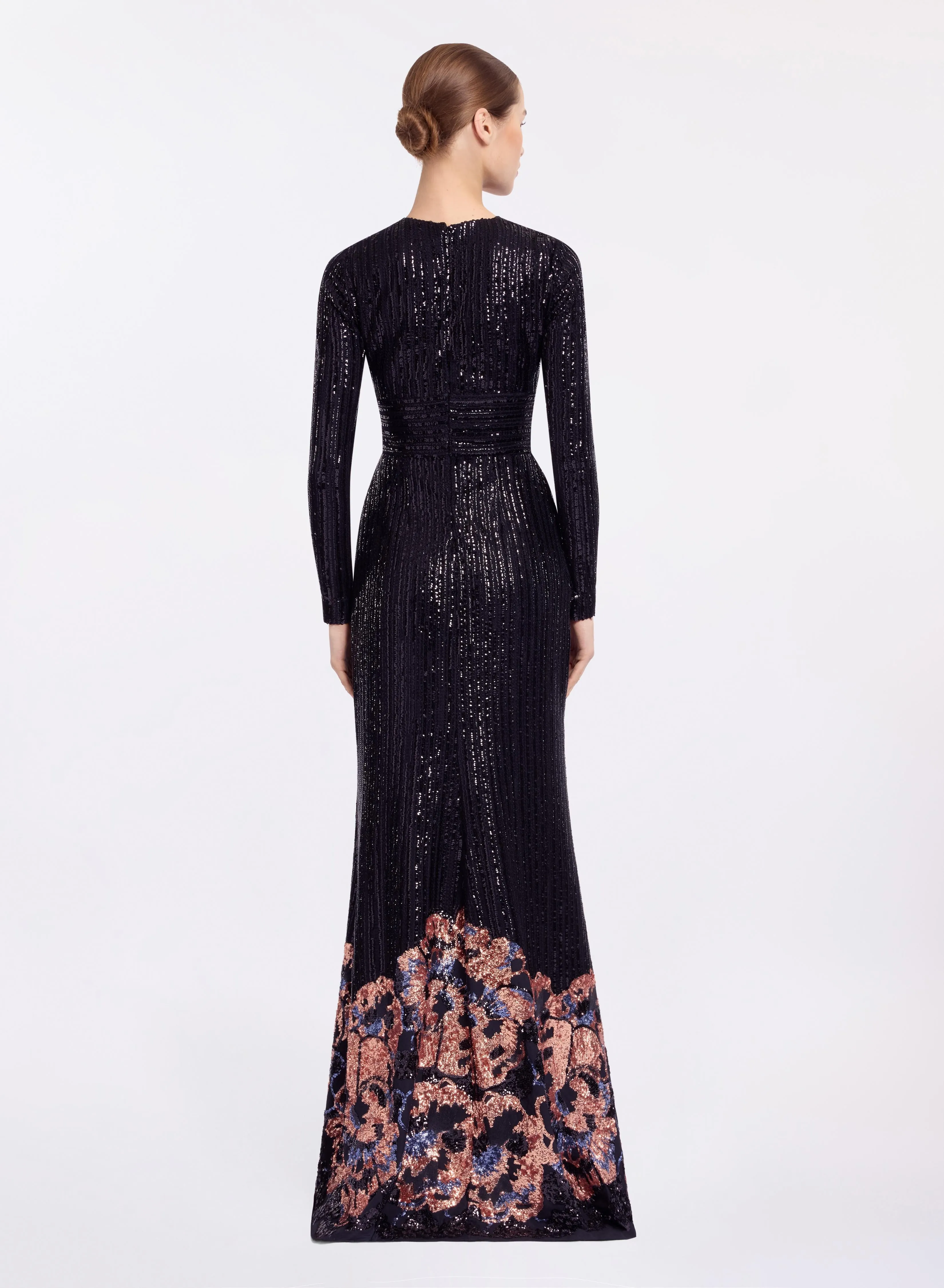 Sequin Embroidered Long Dress sold by Elie Saab product image thumbnail 2
