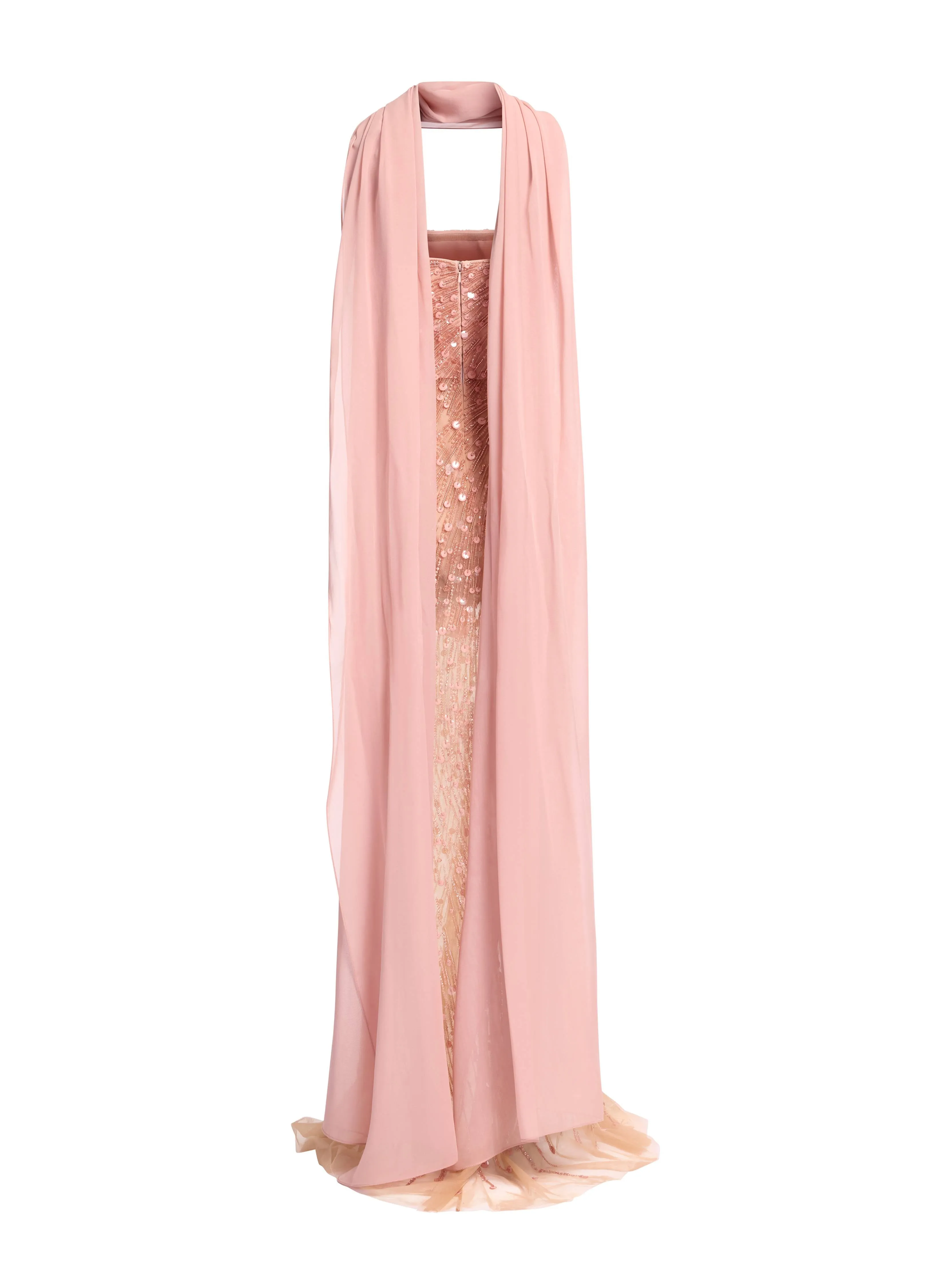 Bead Embroidered Strapless Dress sold by Elie Saab product image thumbnail 4