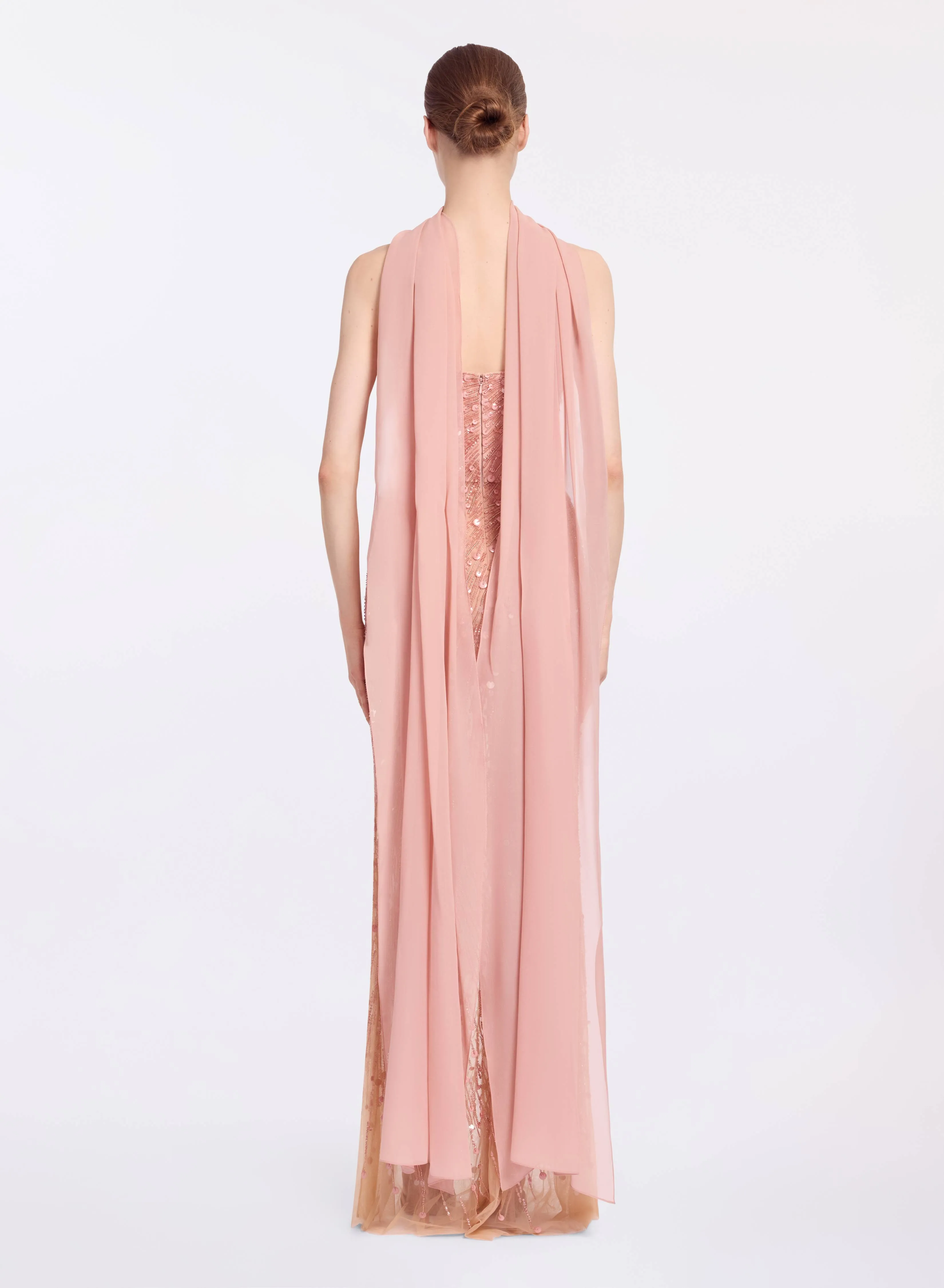 Bead Embroidered Strapless Dress sold by Elie Saab product image thumbnail 2