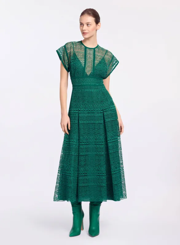 Macramé Midi Dress sold by Elie Saab